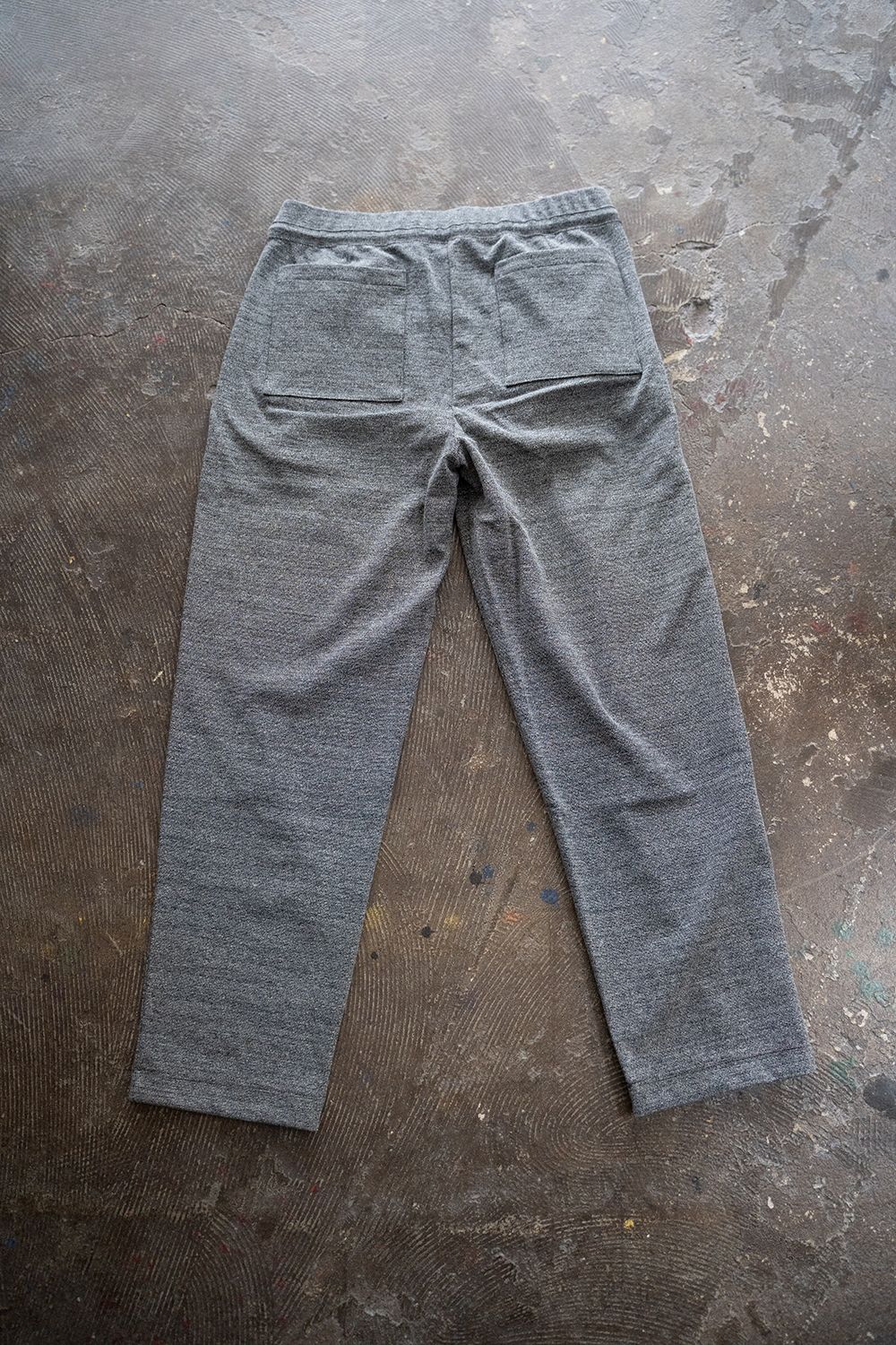 【ラスト1点】【21SS】ワンタックニットイージーパンツ(GRAY)