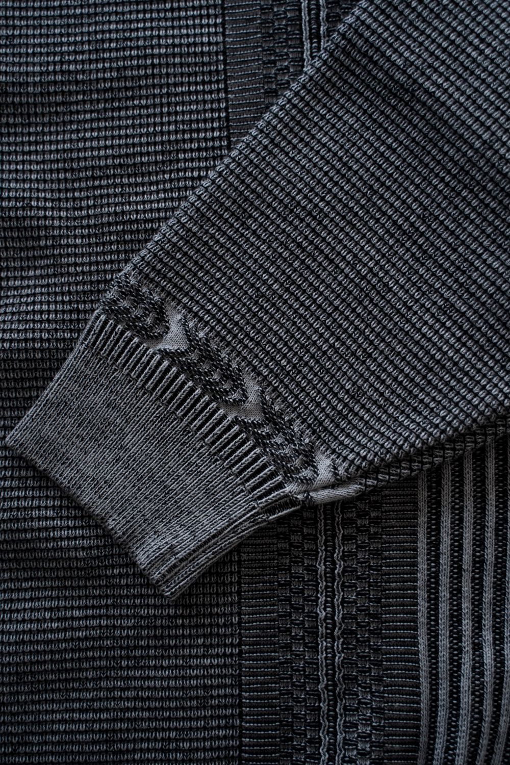 【26AW】Akisame Knit Polo(MIX GRAY)