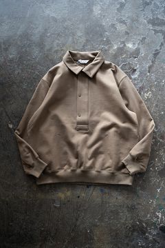 【ラスト1点】【25SS】ハイネックプルオーバースウェット(CAMEL)