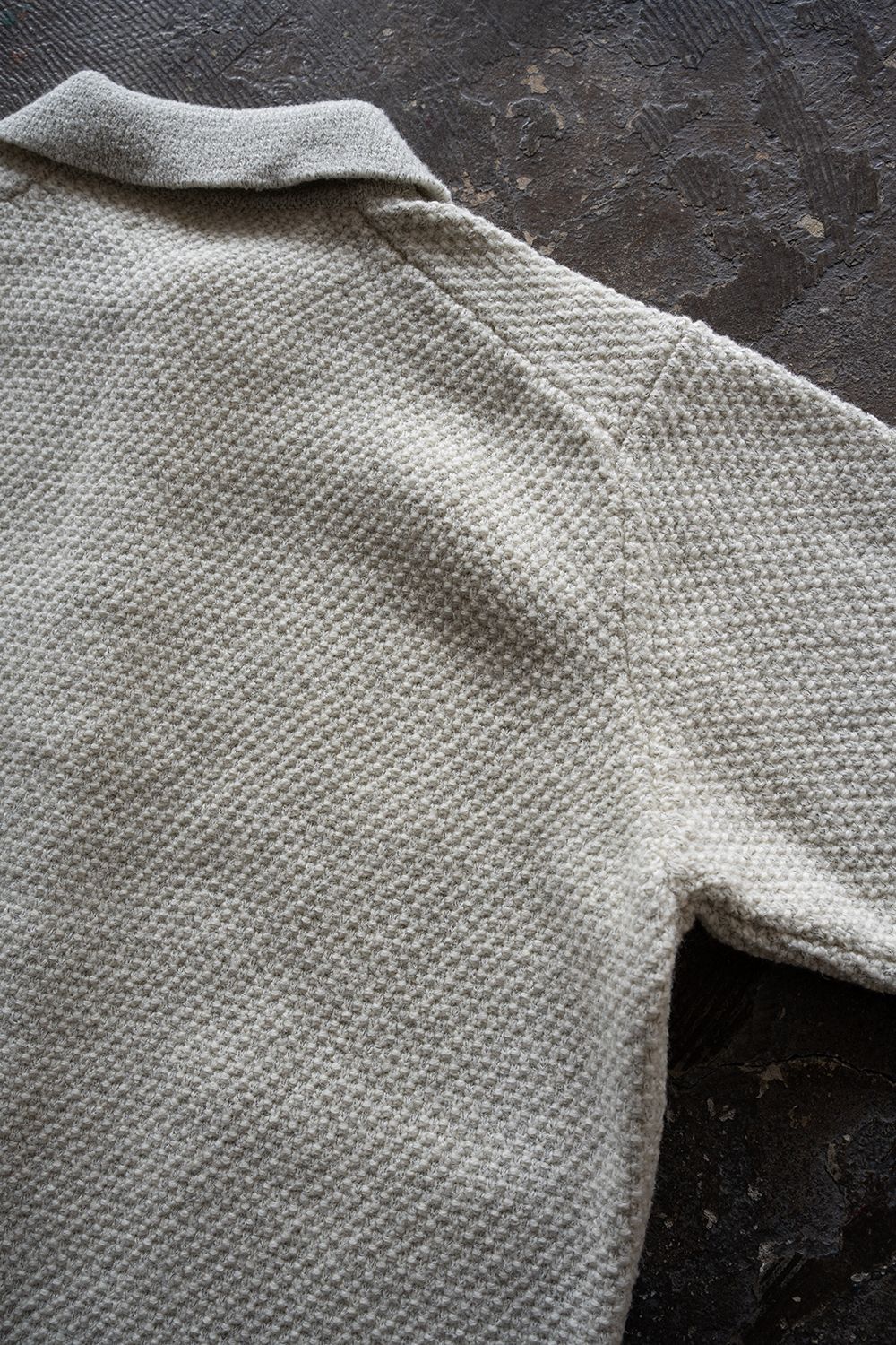 【26AW】5Gニットブルゾン(OATMEAL)
