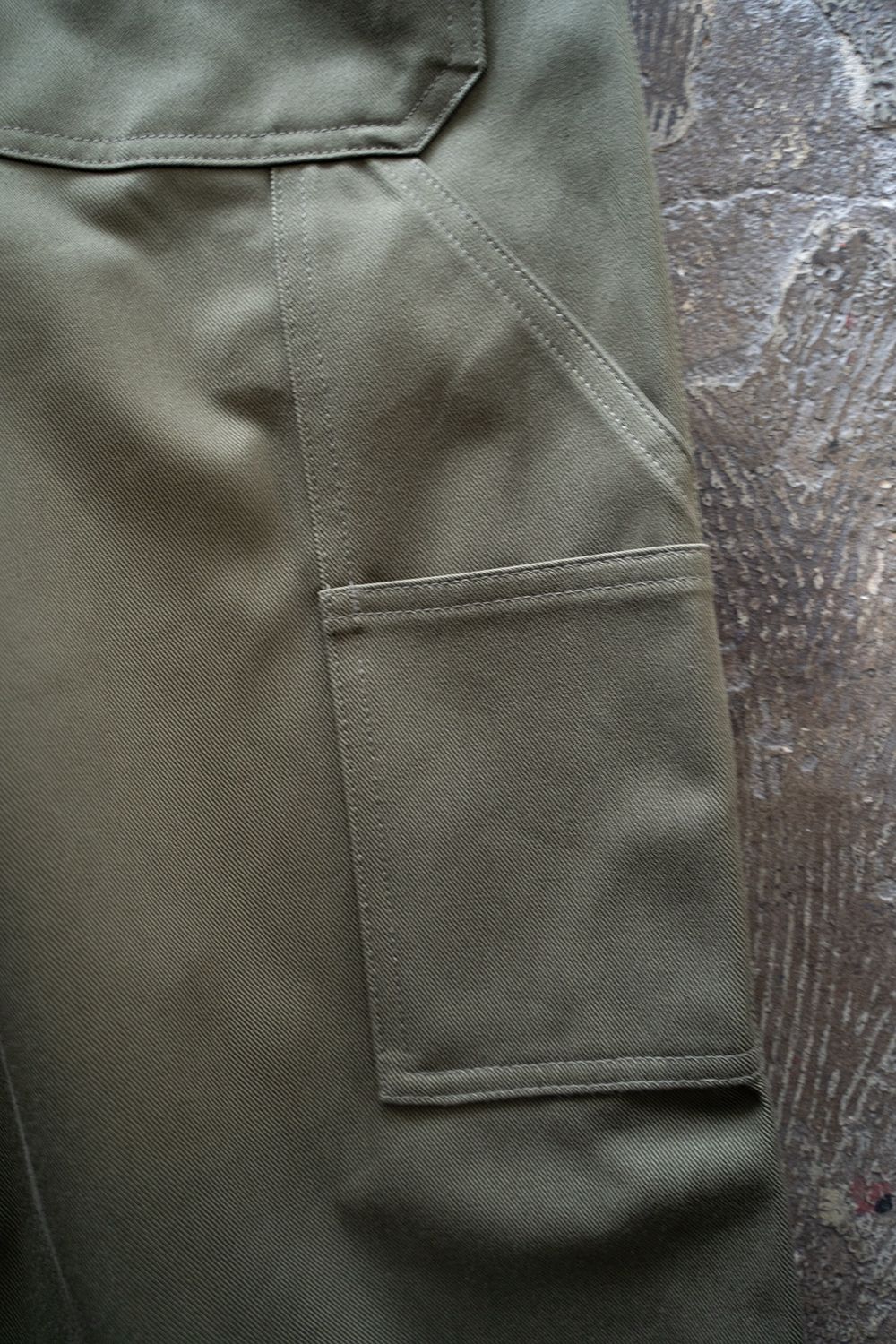 【ラスト1点】【25SS】コットンツイルワイドペインターパンツ(OLIVE)