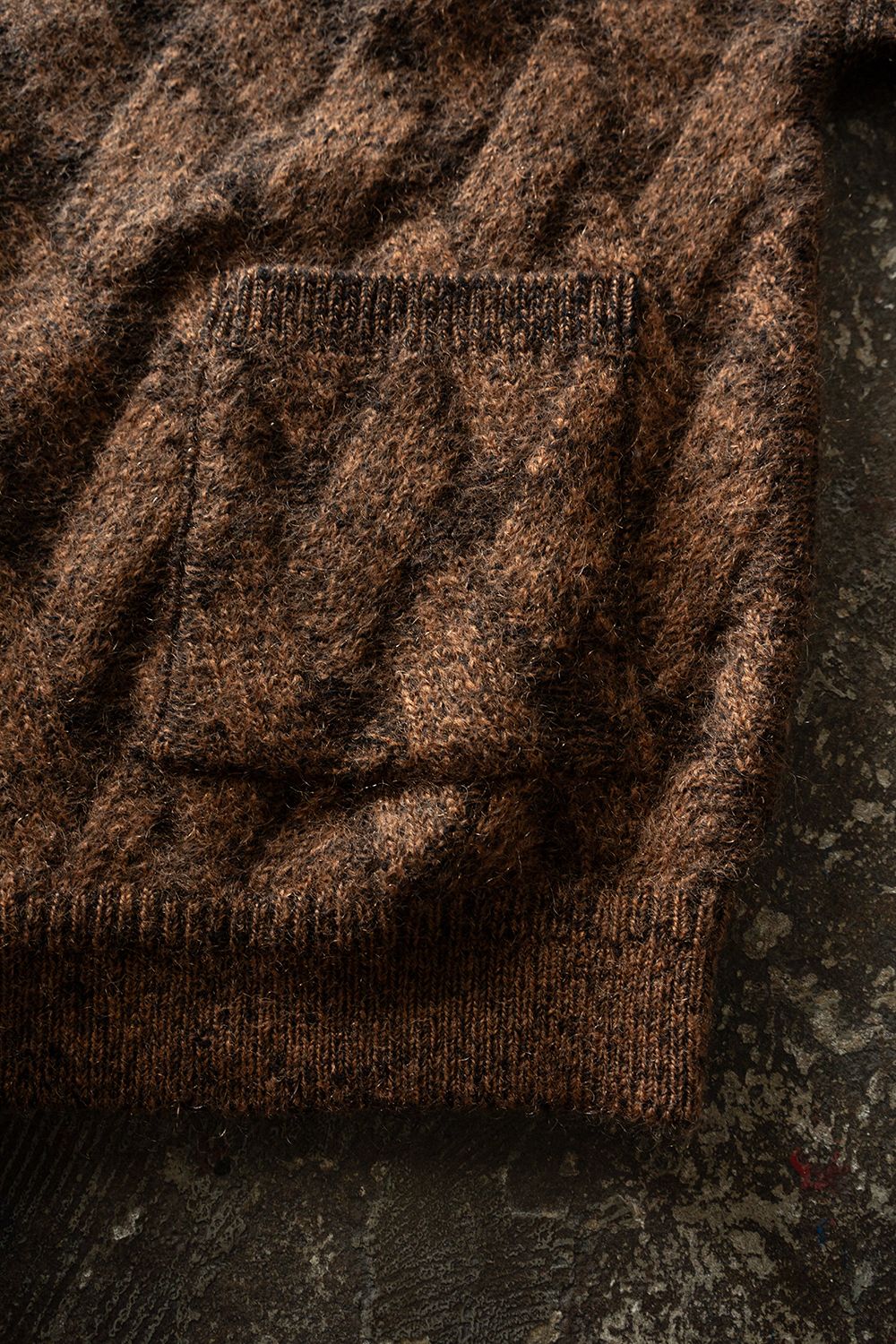 【26AW】Ochiba Mohair Cardigan(ORANGE)