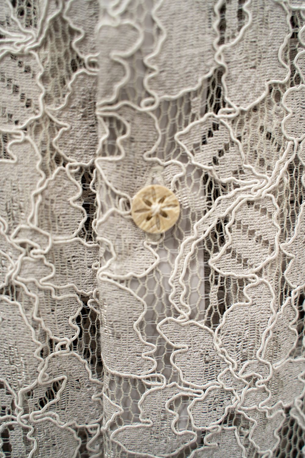 juha - 【ラスト1点】【23SS】Flower Lace L/S Shirt/フラワー