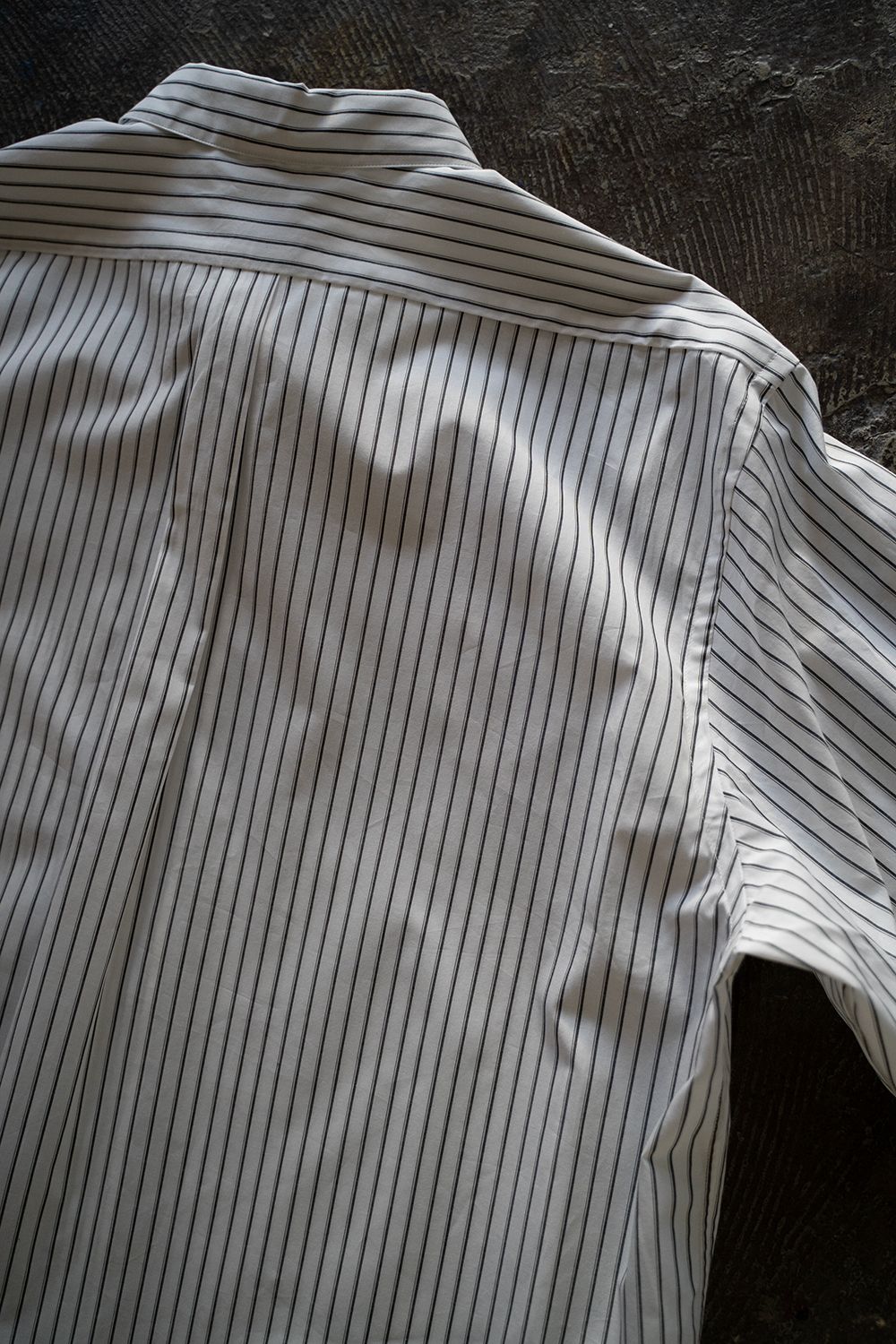【ラスト1点】【25SS】ブロードレギュラーカラーシャツ(WHITE STRIPE)