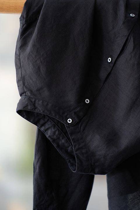 大麻シャツ 3(濃紺)