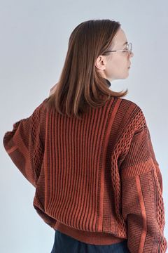 【ラスト1点】【24AW】Kuchiba Knit(ORANGE)