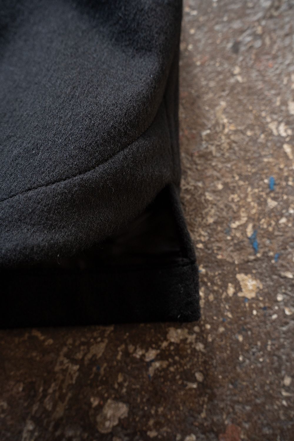 【26AW】ウールシャギーシャツブルゾン(BLACK)