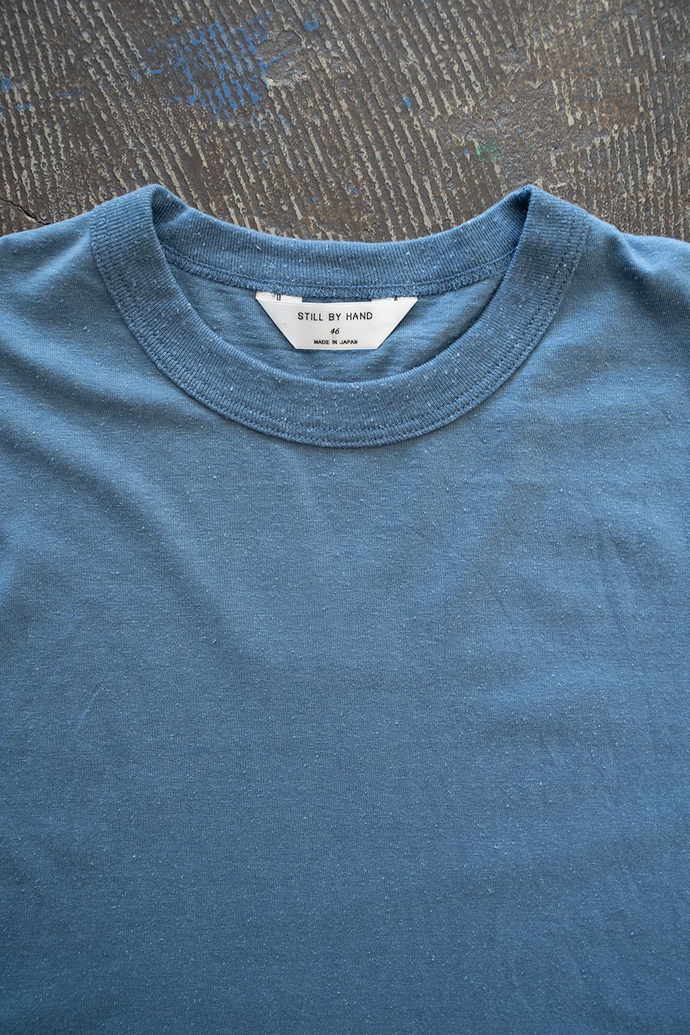 【ラスト1点】【25SS】シルクネップTシャツ(SMOKE BLUE)