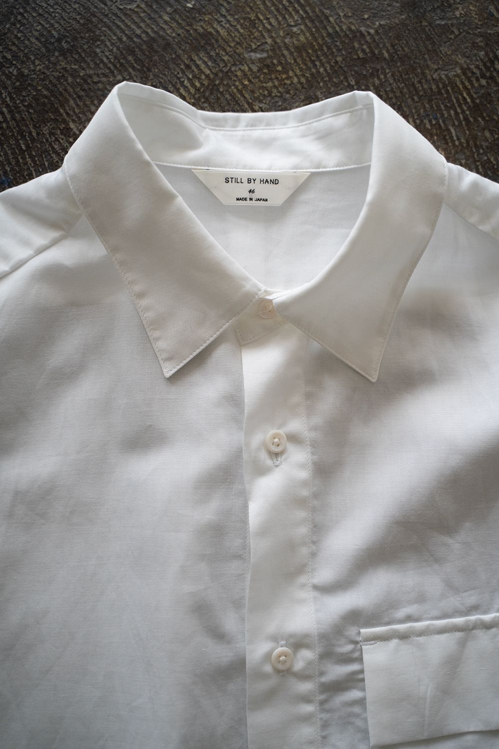 【ラスト1点】【25SS】コットン×ラミーオーバーサイズシャツ(WHITE )