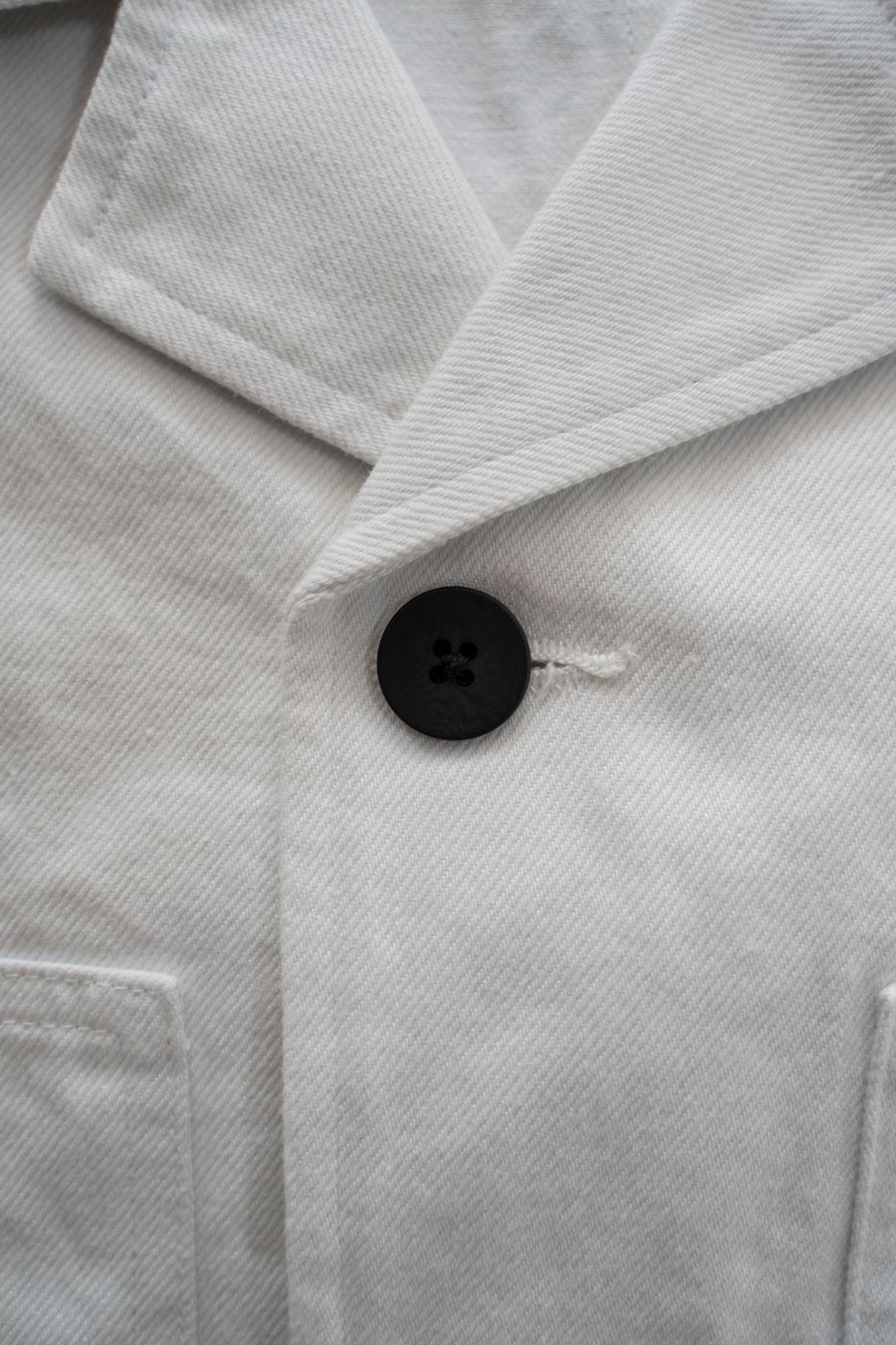 【26SS】11.5ozデニムブルゾン(ASH WHITE)