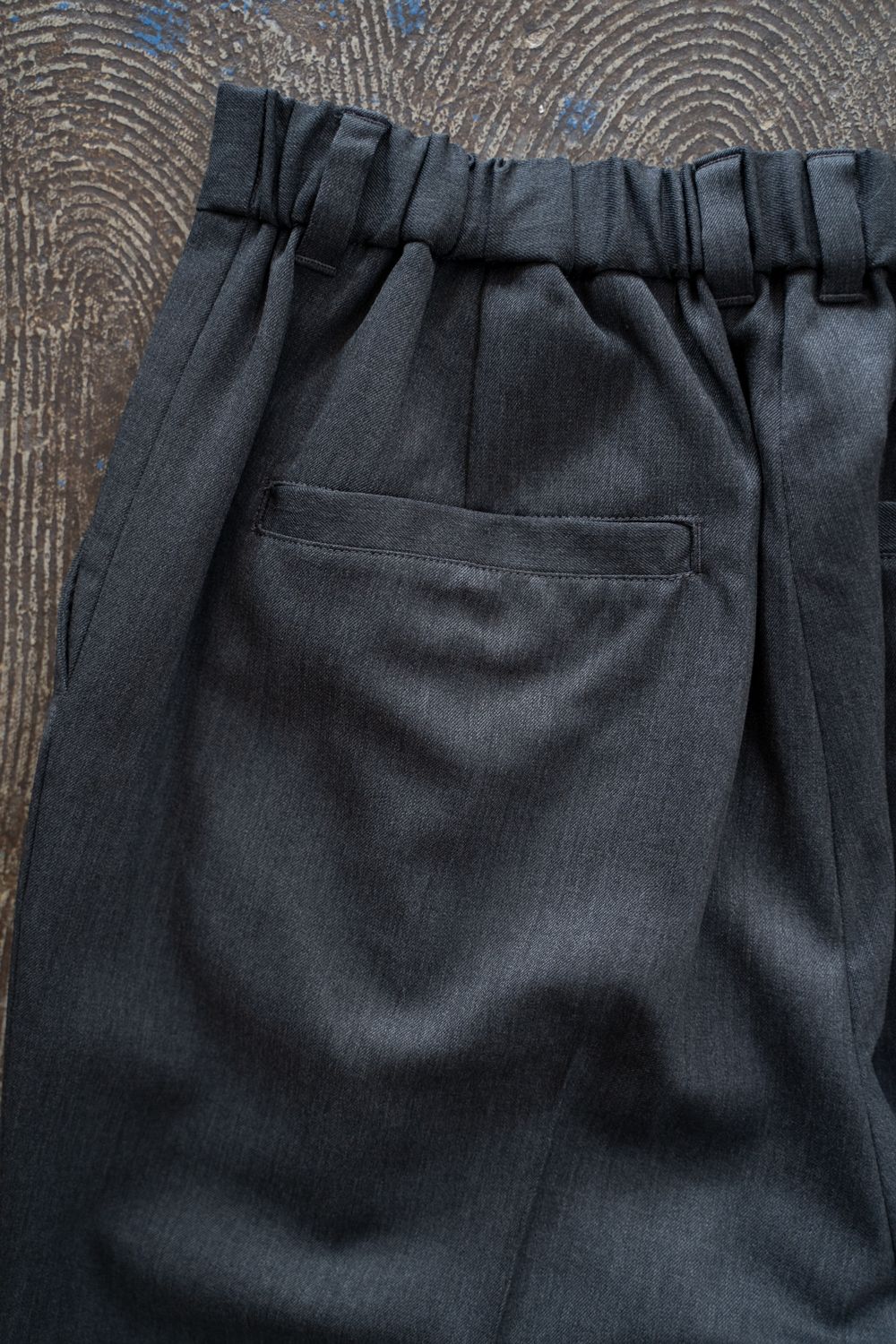 【26AW】Fluid Flare Pants/フルーイドフレアパンツ(GRAY)