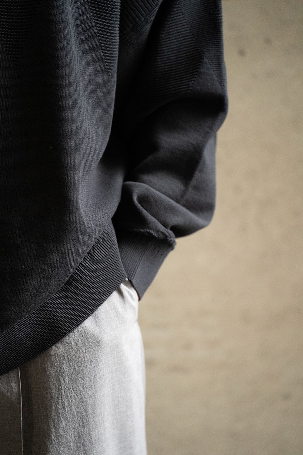 【ラスト1点】【25SS】Seika Knit(BLACK)