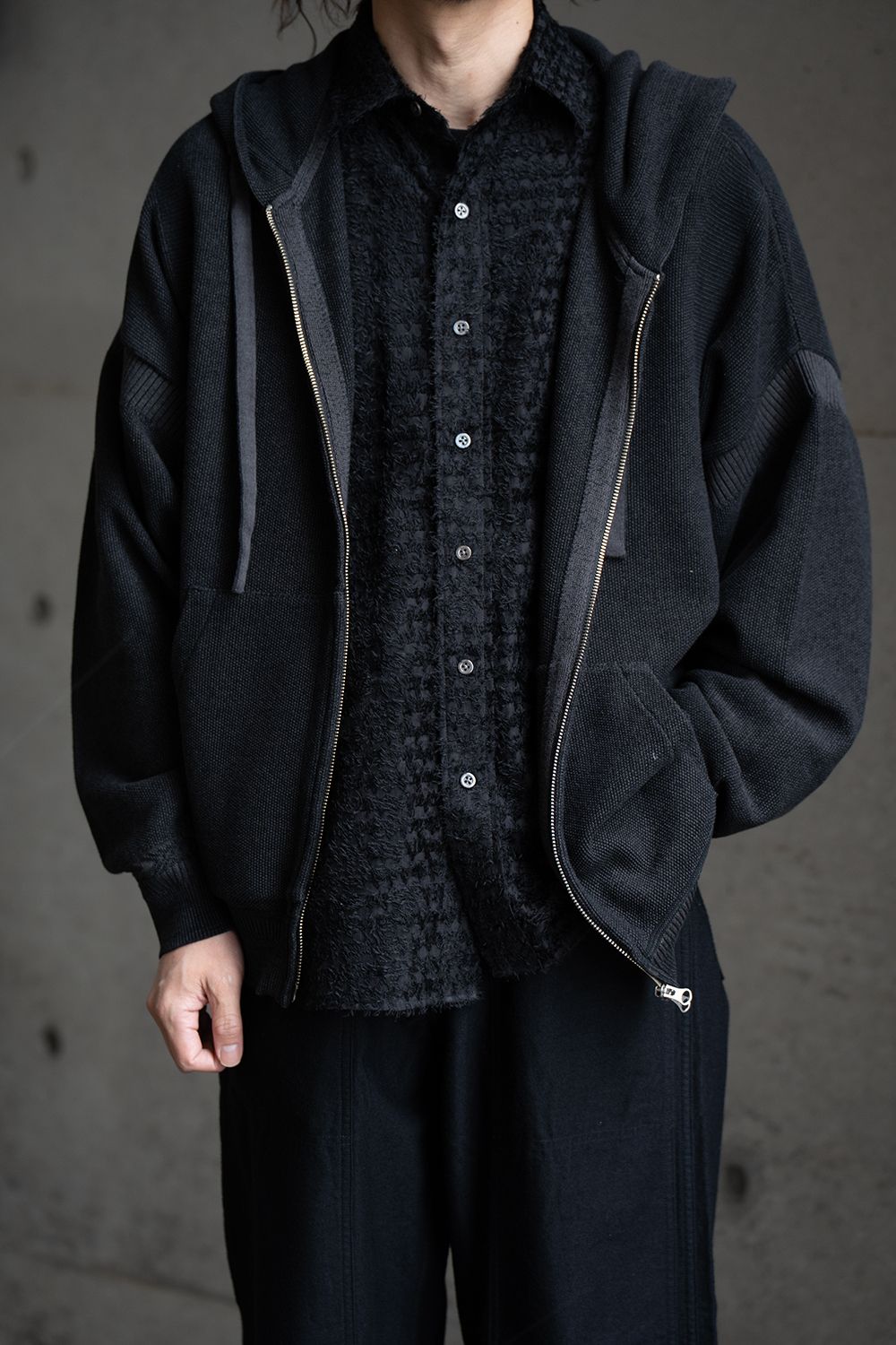 【26SS】Senshun Zip Hoodie(BLACK)