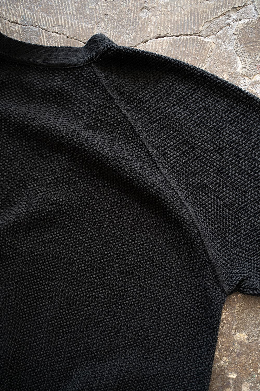 【ラスト1点】【25SS】綿×ポリエステル×リネン10Gカーディガン(BLACK)