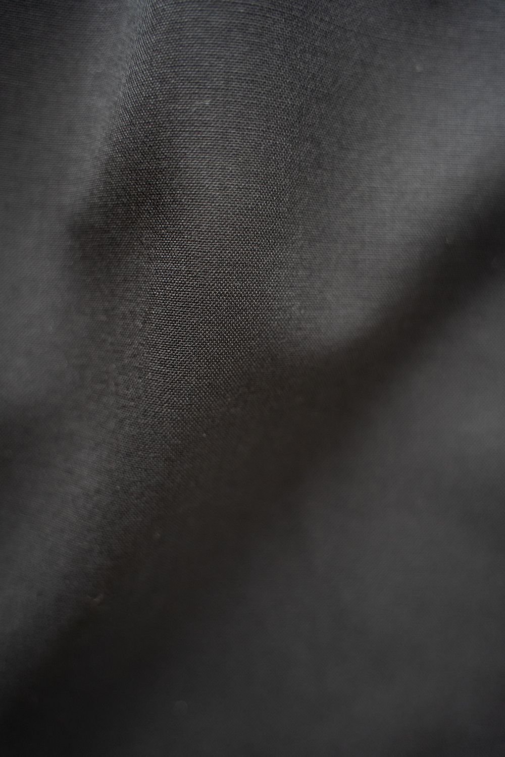 【ラスト1点】【24SS】2-Tack Wool Tropical Trousers/2タックウールトロピカルトラウザーズ(BLACK)