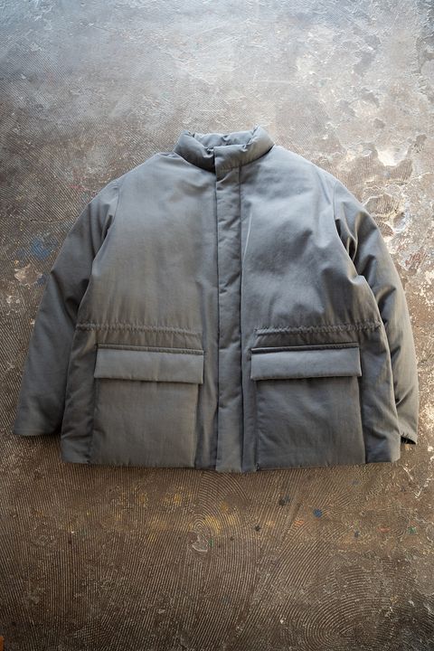 【25AW】強撚ナイロンダウンブルゾン(SLATE GRAY)
