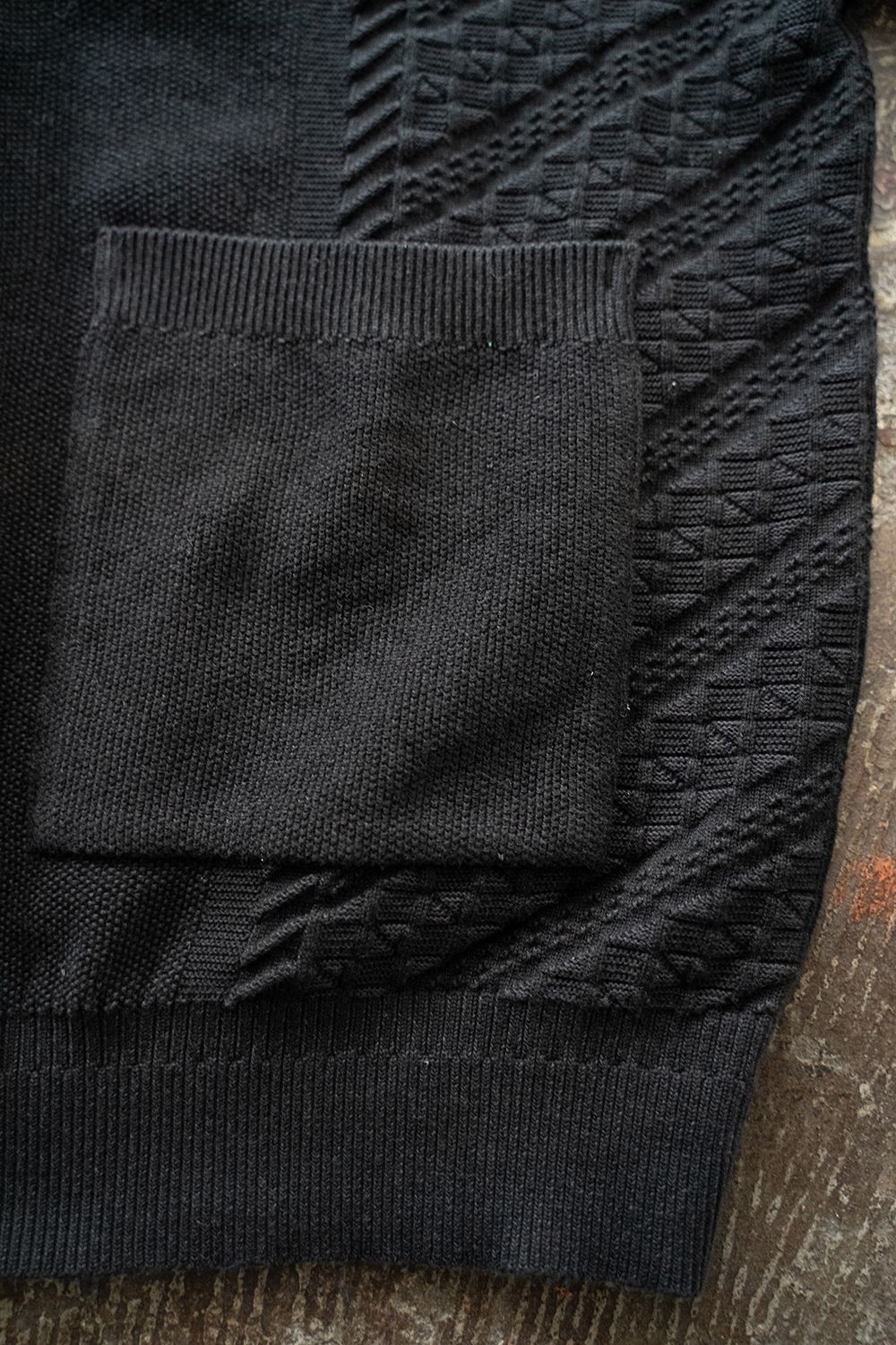 【ラスト1点】【24SS】Kusaho Cardigan(BLACK)