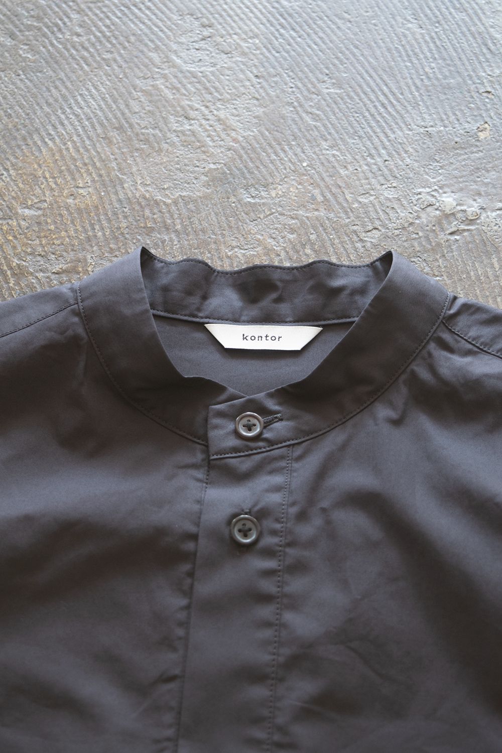 kontor - 【ラスト1点】【20AW】Pocket Vent Shirt(BLACK) | Salty