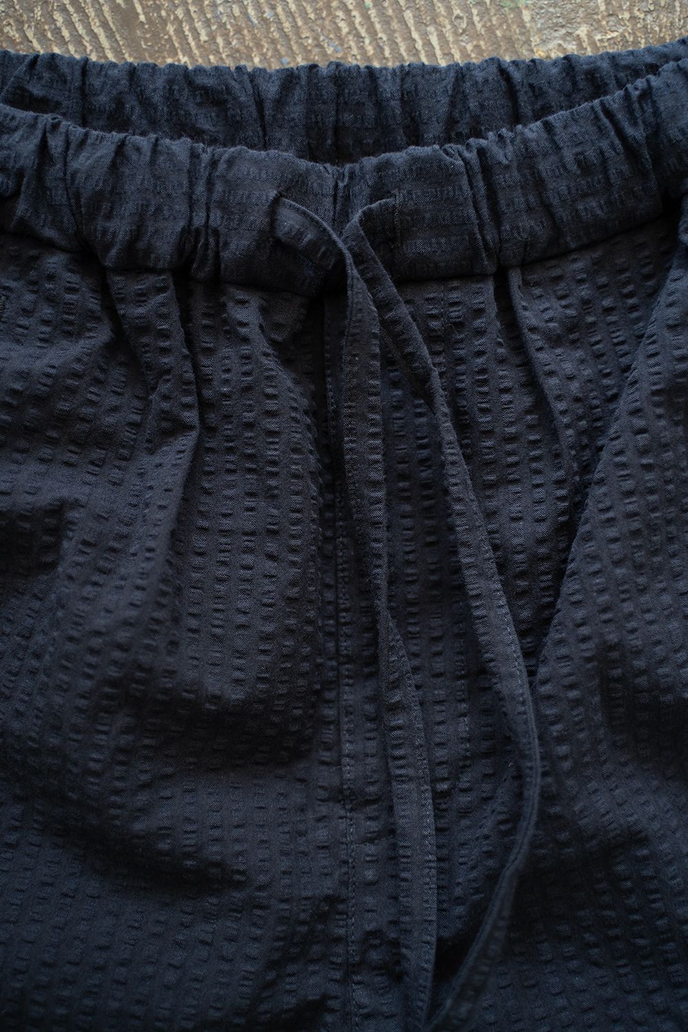 【25SS】"week s/s"pajama【セットアップ】(seersucker NAVY)