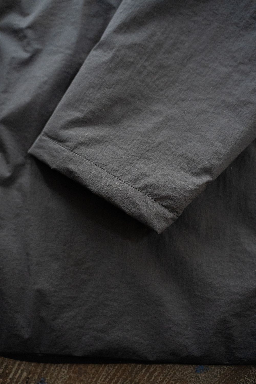 【ラスト1点】【25AW】シンサレートオープンカラーシャツブルゾン(BLACK)