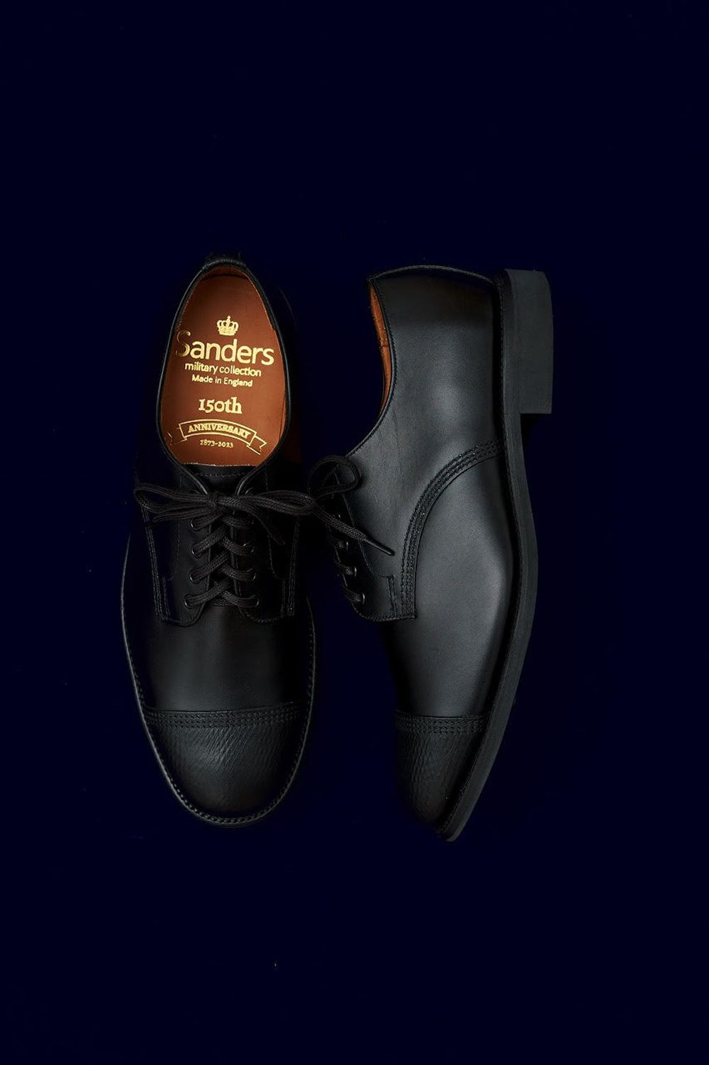 SANDERS - 【ラスト1点】150TH Anniversary Military Derby Shoe(BLACK