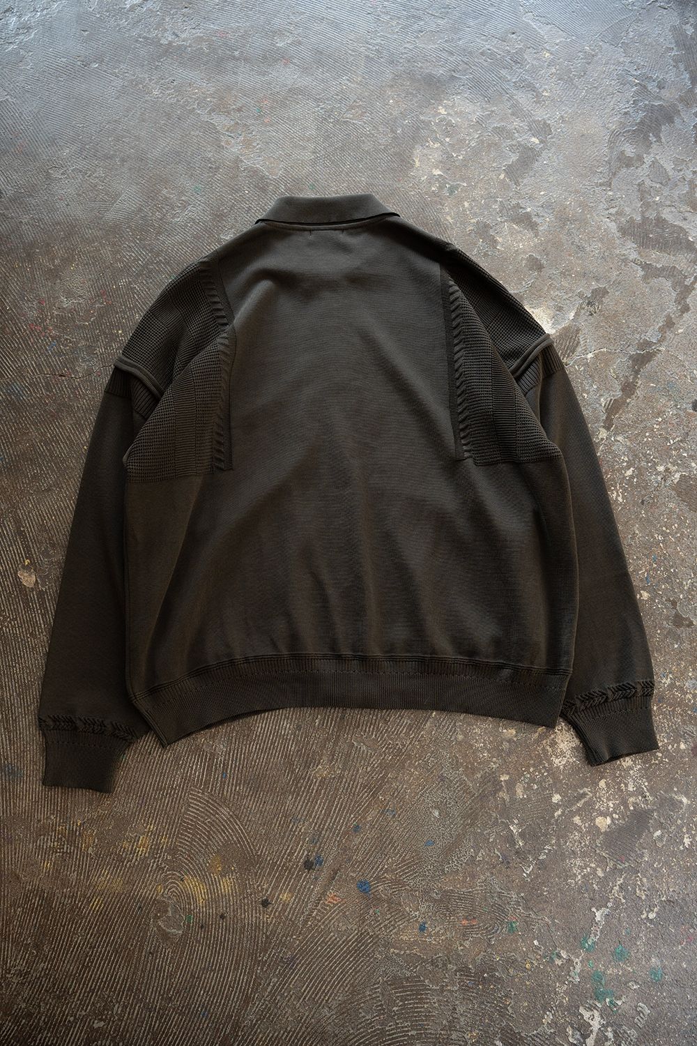 【26AW】Akiyo Zip Cardigan(DARK OLIVE)