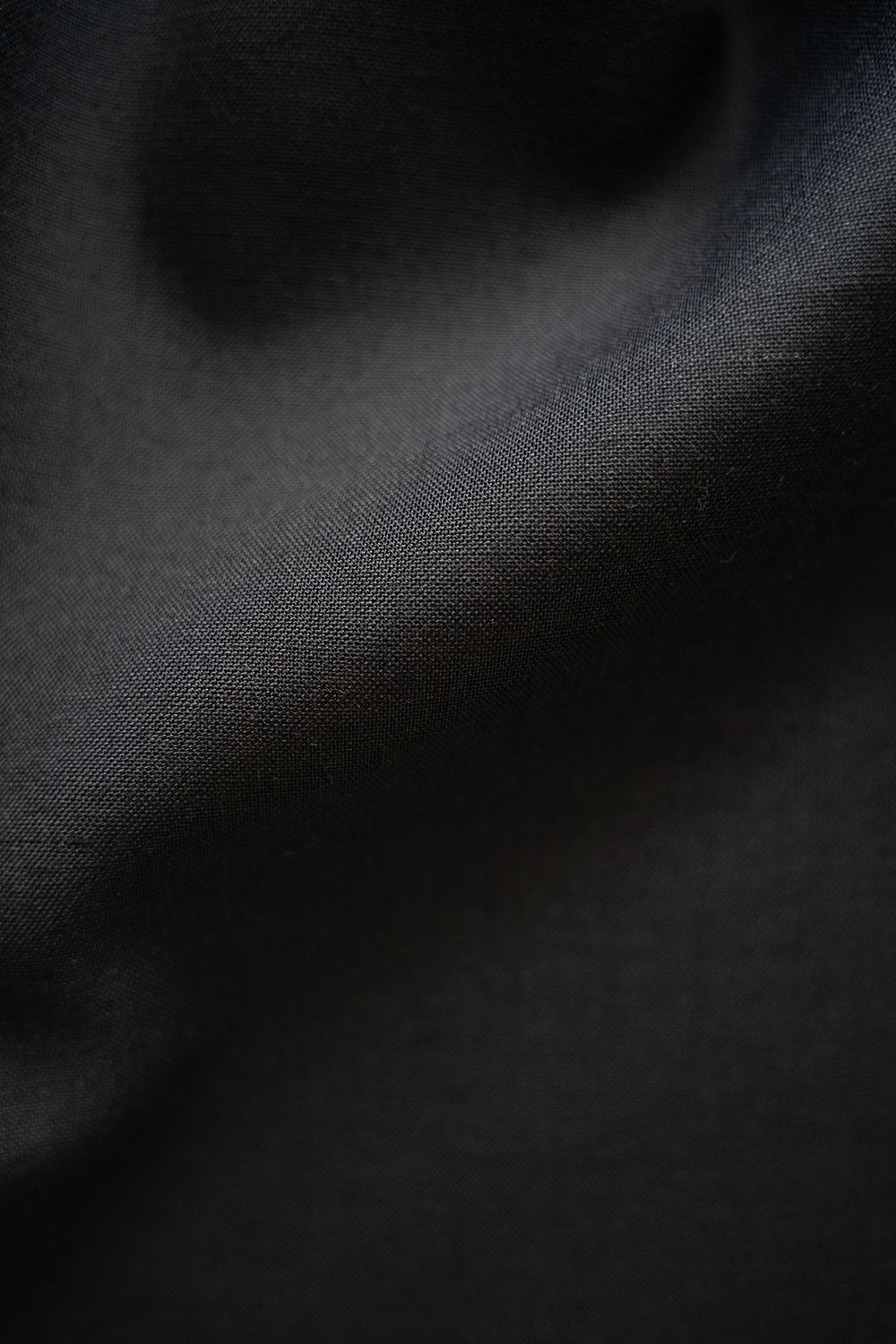 【ラスト1点】【24SS】ウォッシャブルウール混2タックイージースラックス(BLACK)