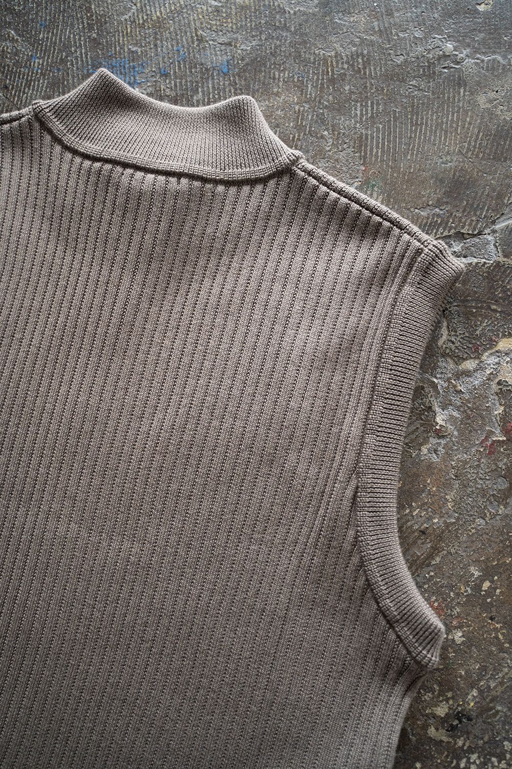 【ラスト1点】【24AW】Mizore Drivers Knit Vest(BEIGE)