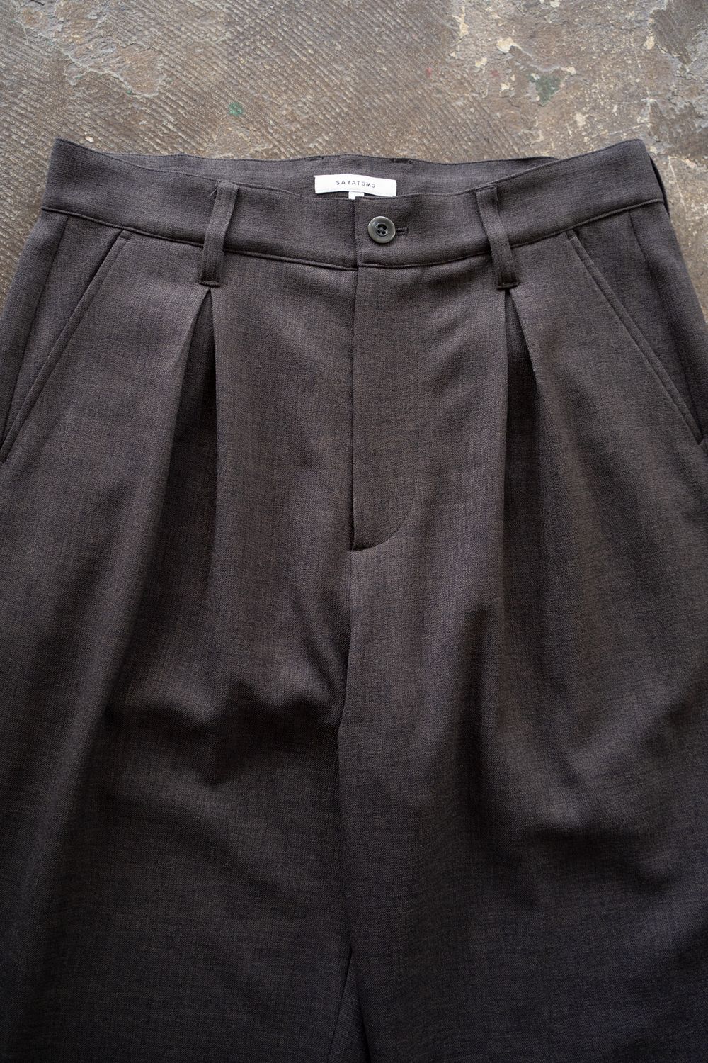SAYATOMO - 【25AW】2-Tack Wide Slacks/2タックワイド