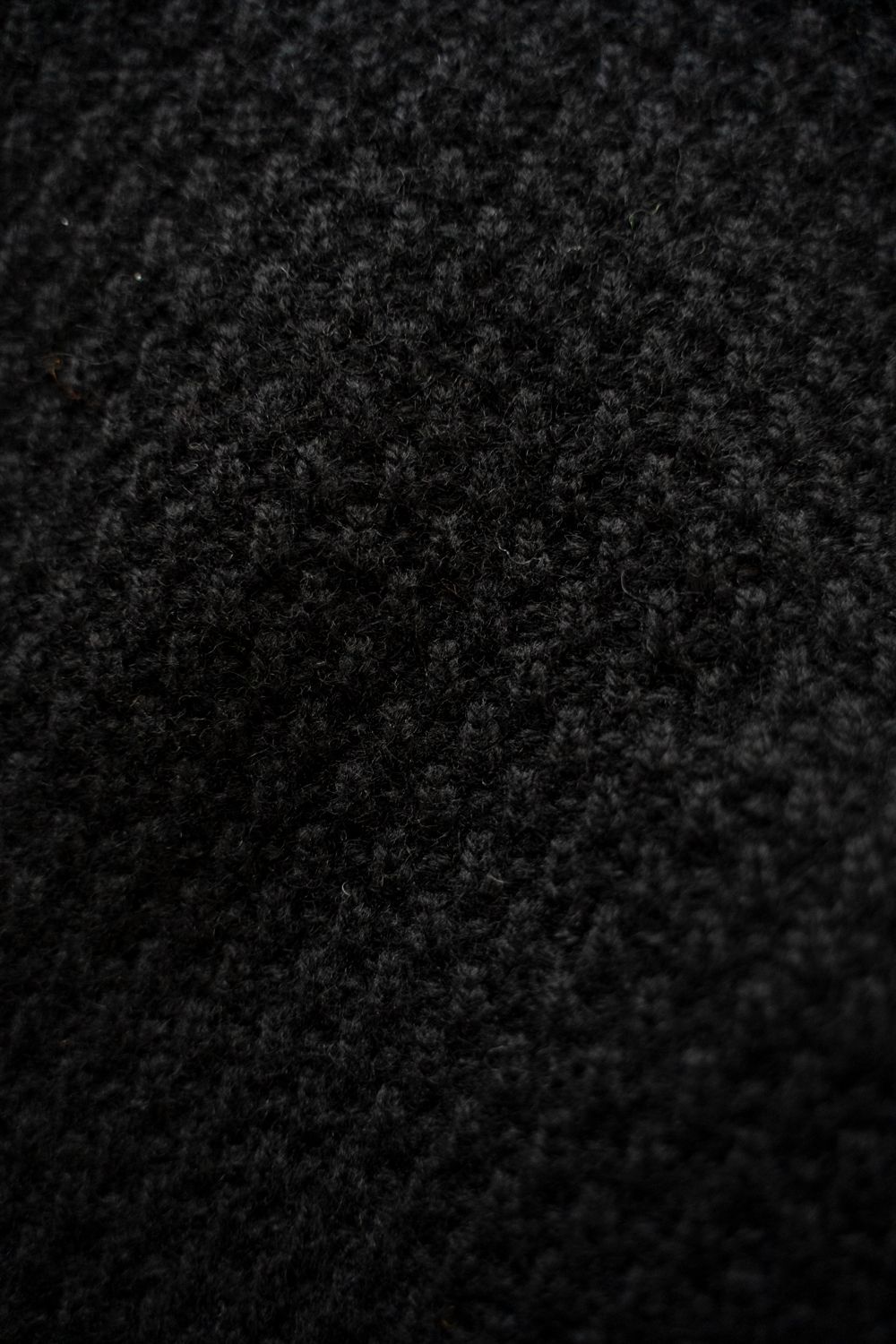 【ラスト1点】【25AW】英国羊毛5Gニットジップブルゾン(BLACK)