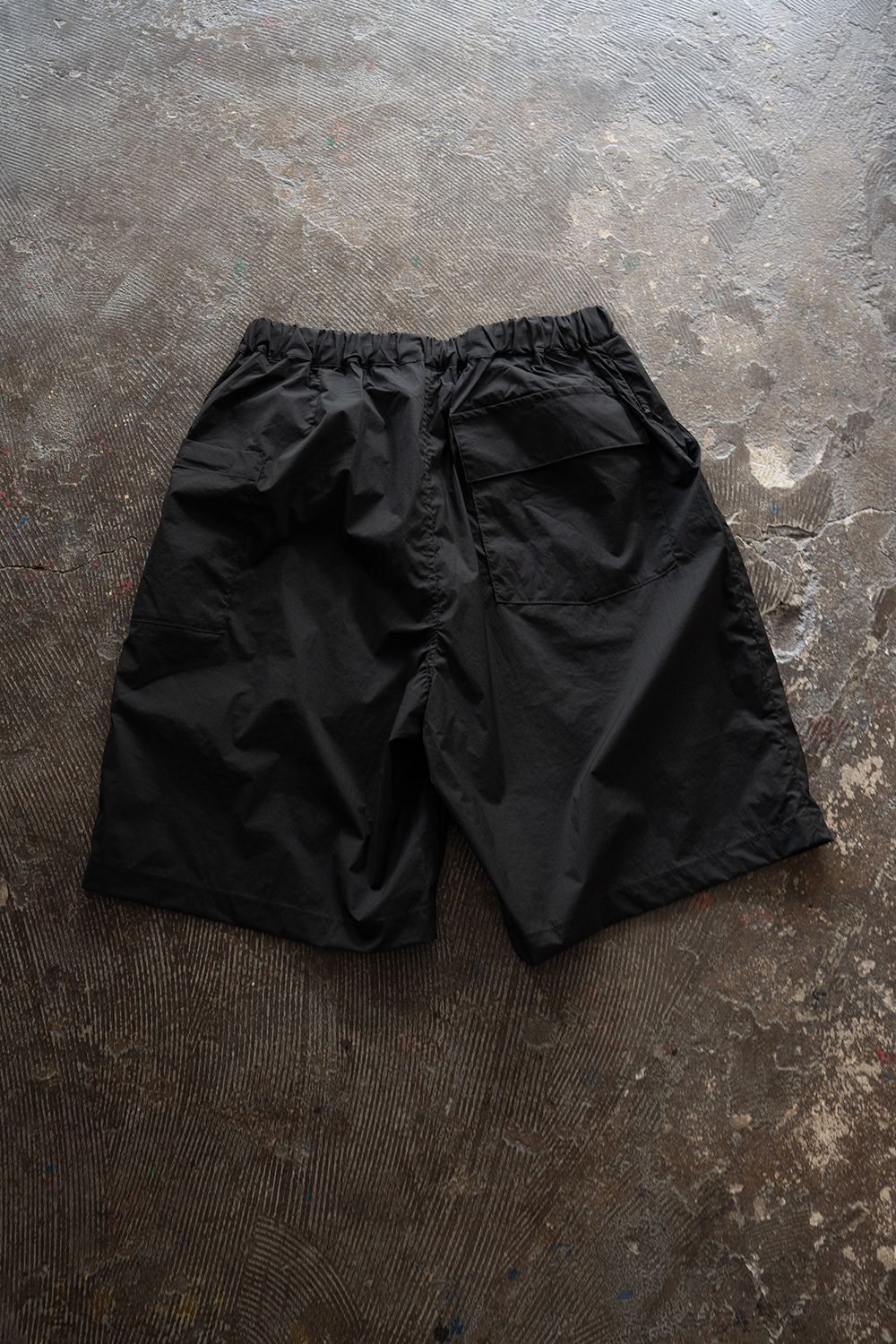 【26SS】ストレッチナイロンハーフパンツ(BLACK)