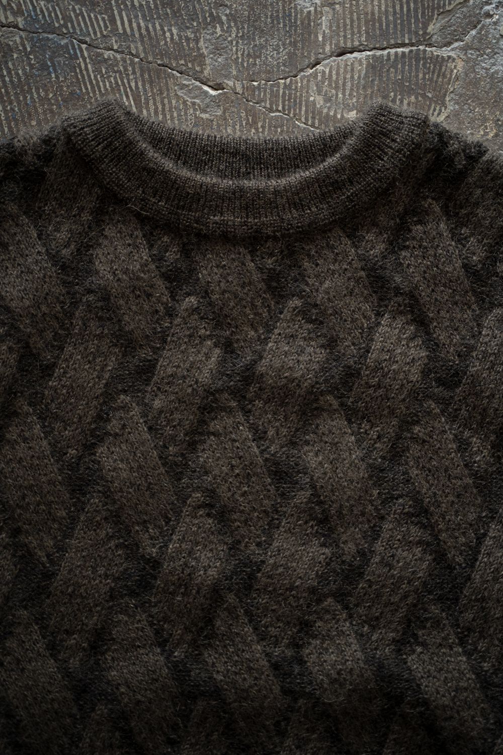 【26AW】Ochiba Mohair Knit(OLIVE)