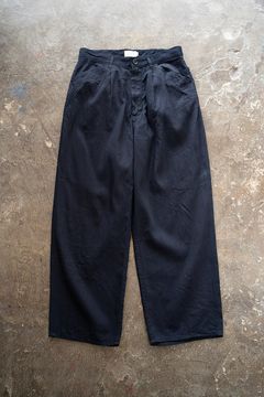 【ラスト1点】【25SS】5.5ozデニムワンタックパンツ(BLACK NAVY)