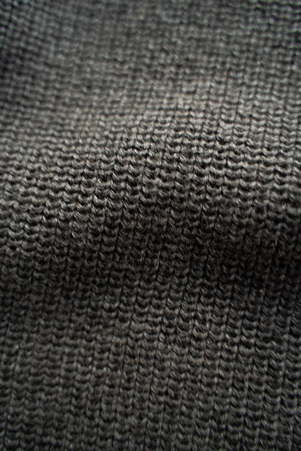 【ラスト1点】【23AW】ヤク×コットン10Gクルーネックニット(CHARCOAL)