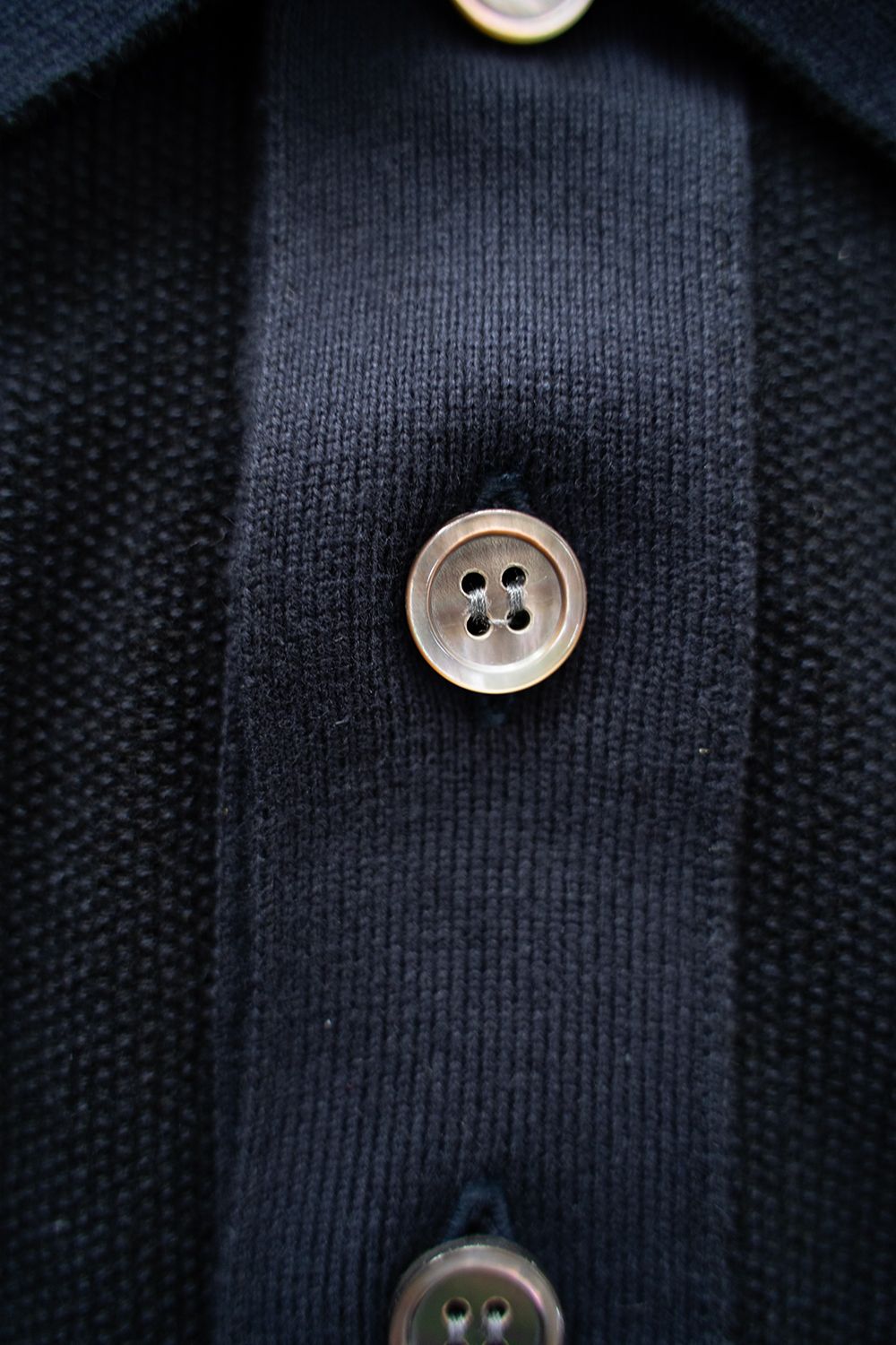 【ラスト1点】【25SS】Umiiro Knit Polo(NAVY)