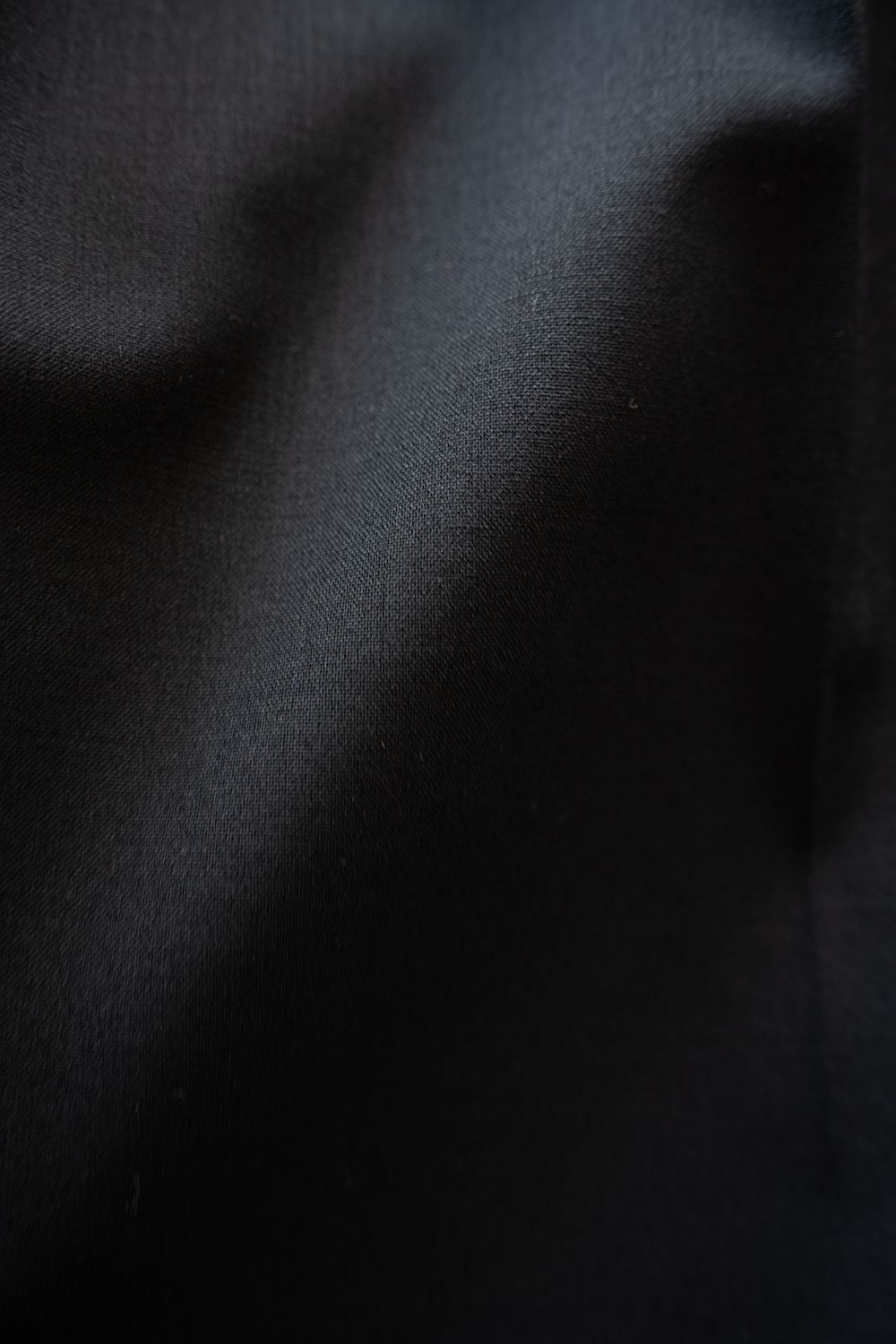 【ラスト1点】【26SS】Summer Wool 3 Pleat Pants(BLACK)