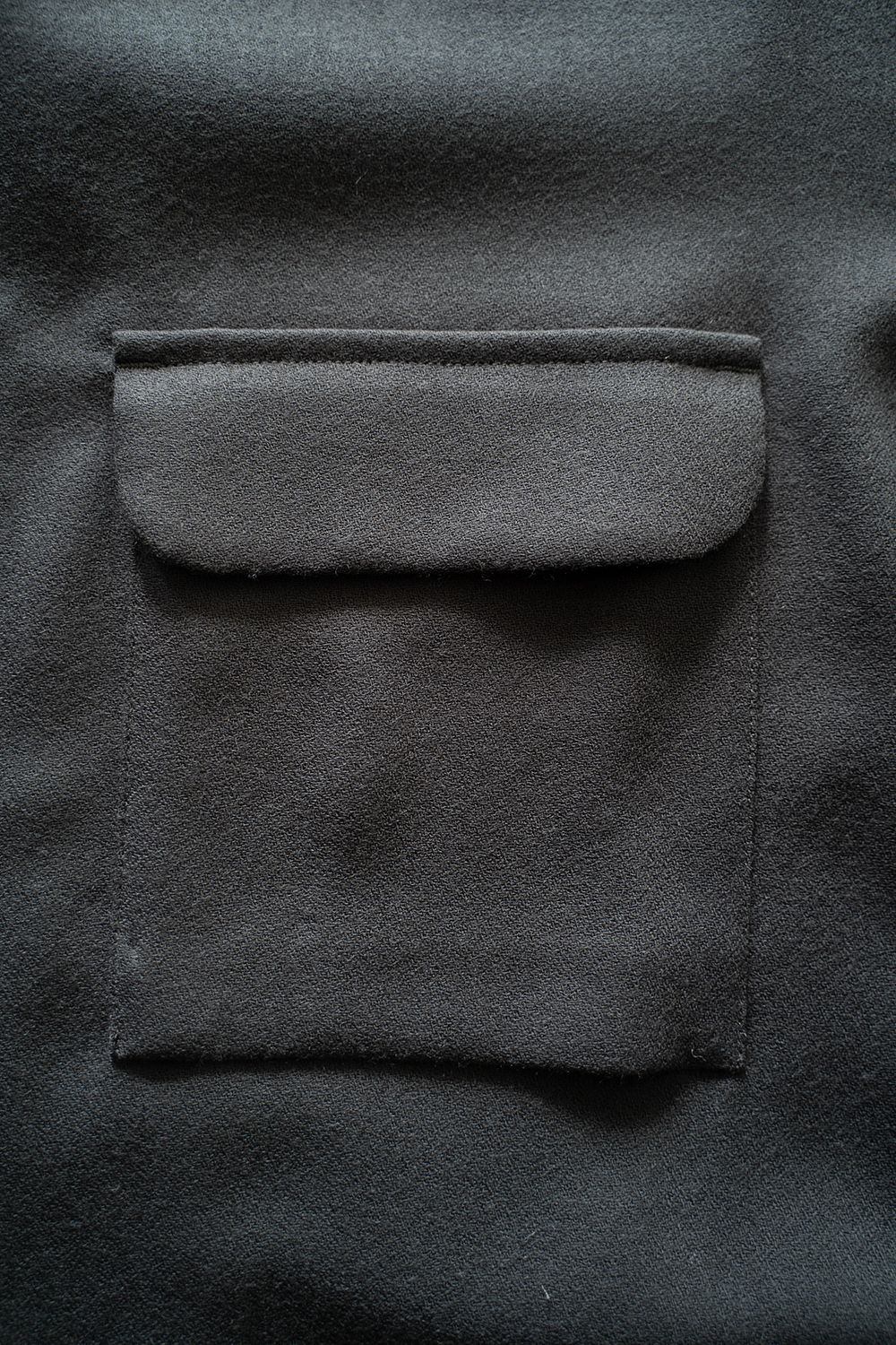【ラスト1点】【25AW】ウールアムンゼンシャツ(CHARCOAL)