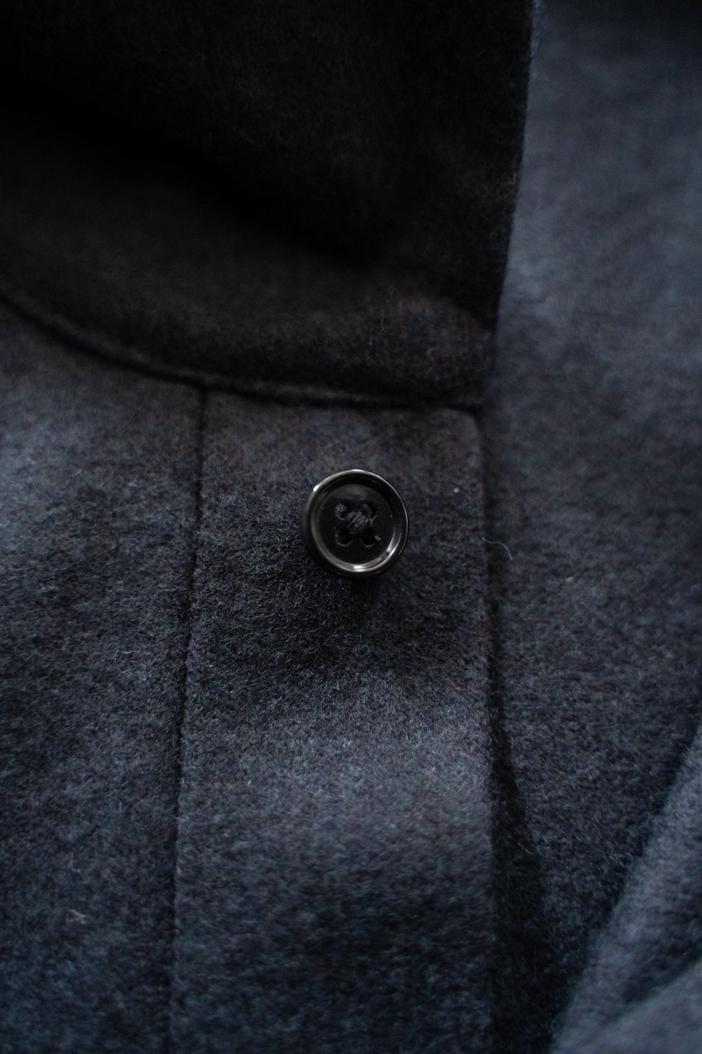 【25AW】ウール×シルクプルオーバー(NAVY)