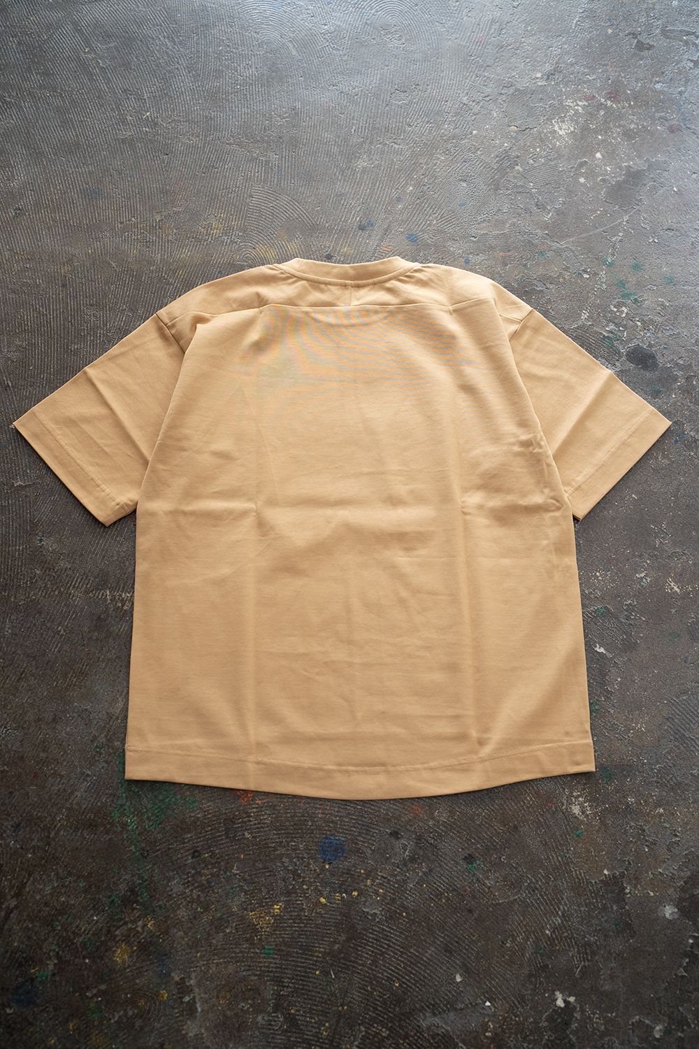 【ラスト1点】スプリットヨークTシャツ(YELLOW BEIGE)