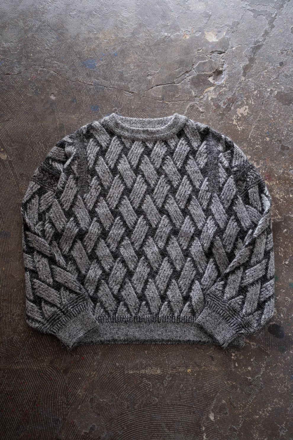 【26AW】Ochiba Mohair Knit(MIX GRAY)