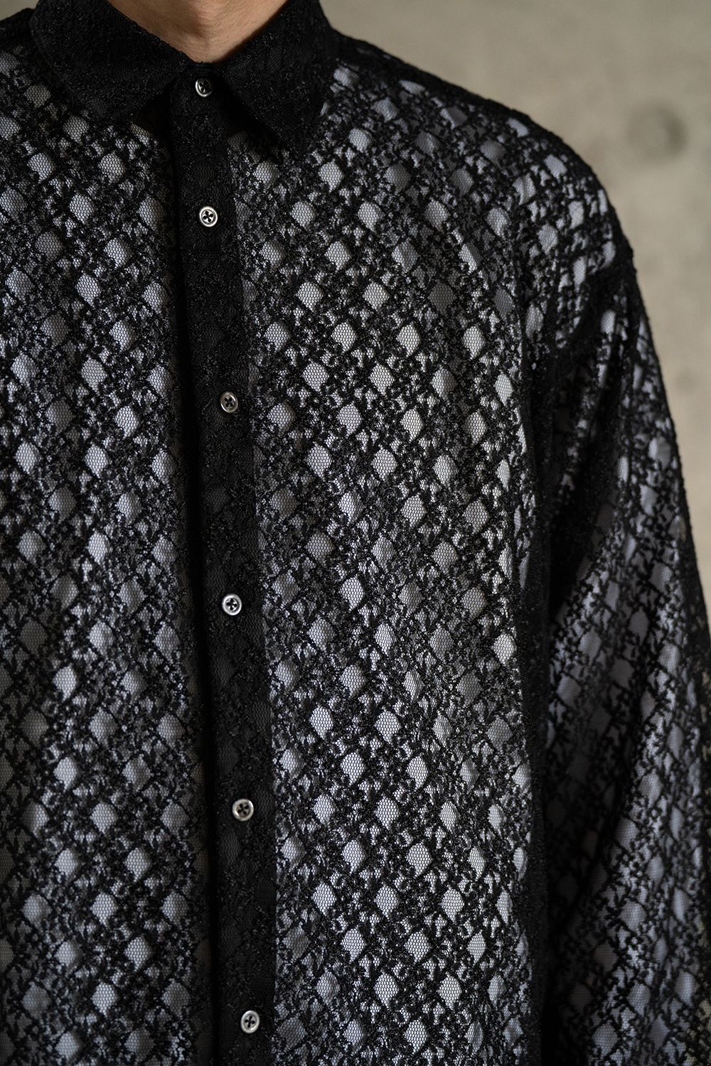 juha - 【ラスト1点】【24SS】Russell Lace L/S Shirt/ラッセルレース ...