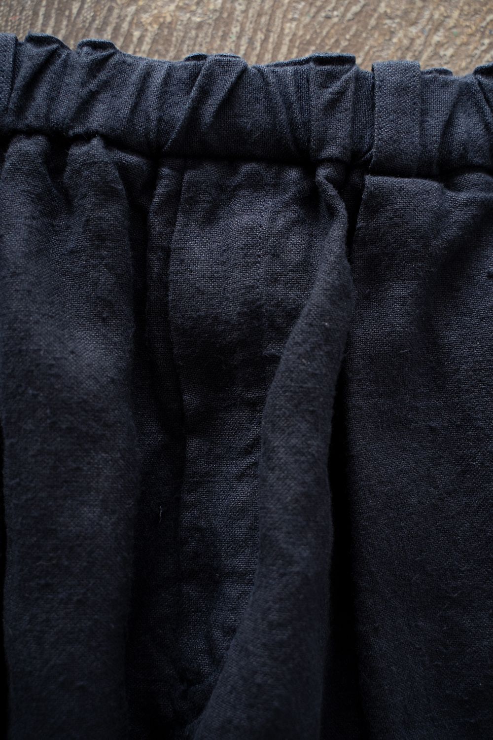 起毛大麻パンツ(濃紺)