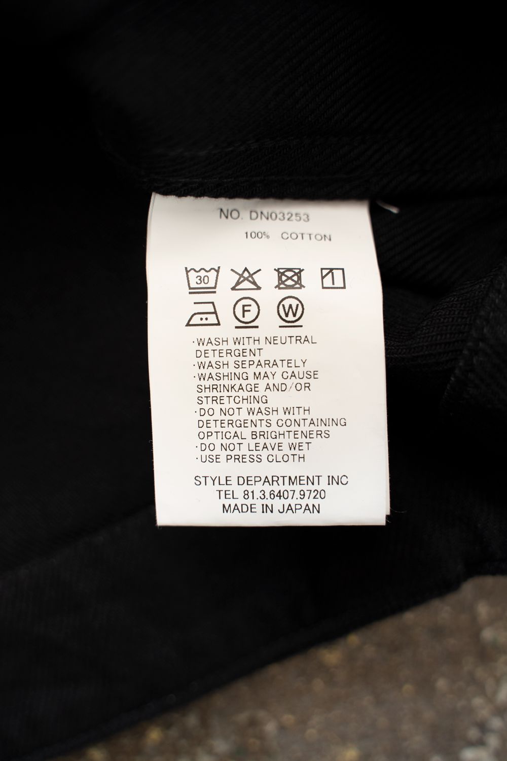【25AW】12ozデニムブルゾン(BLACK)