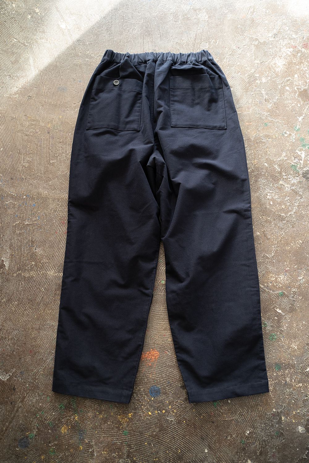 【ラスト1点】【24AW】ストレッチモールスキンイージーパンツ(DARK NAVY)