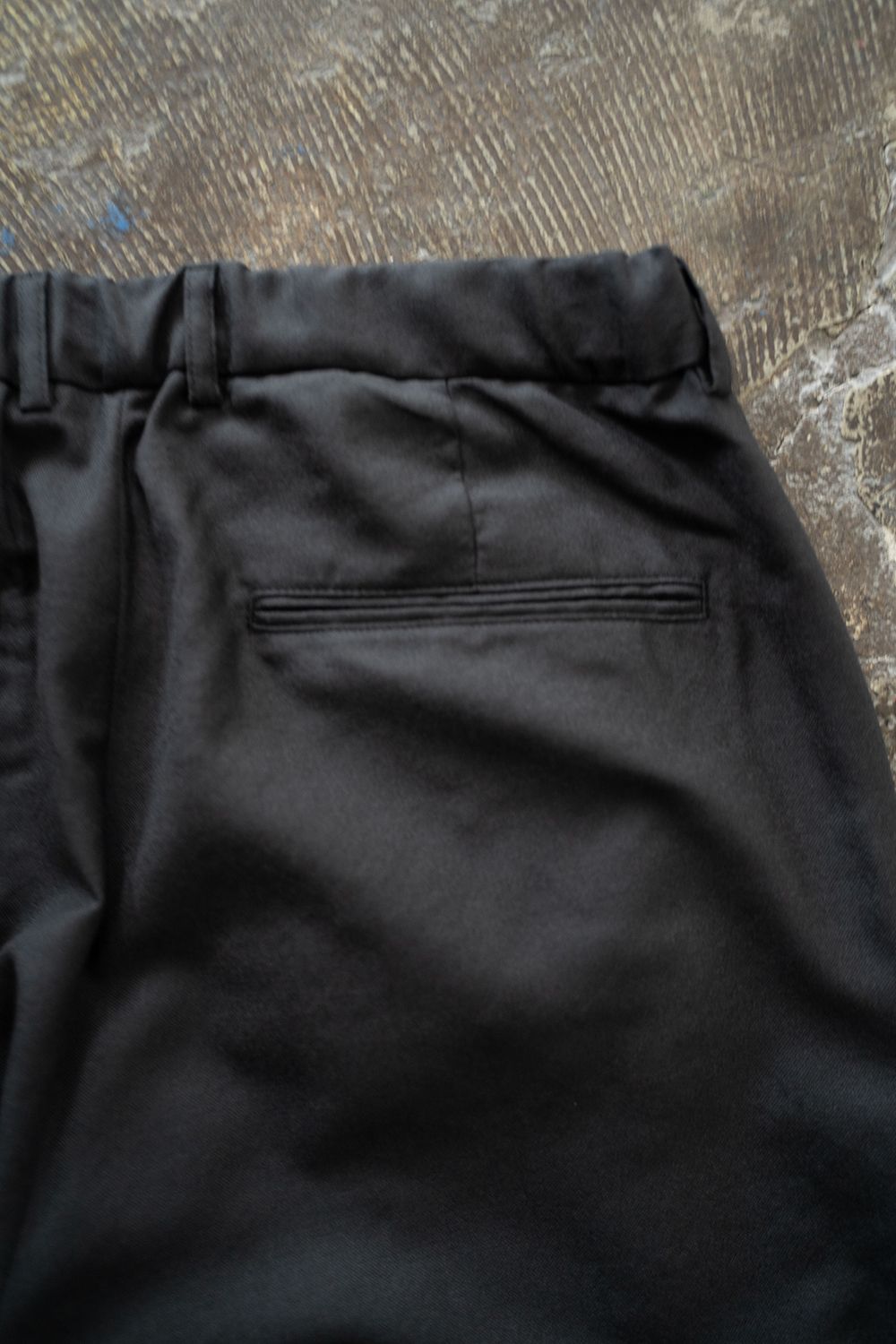 【ラスト1点】【24AW】ウール4タックイージーパンツ(INK BLACK)