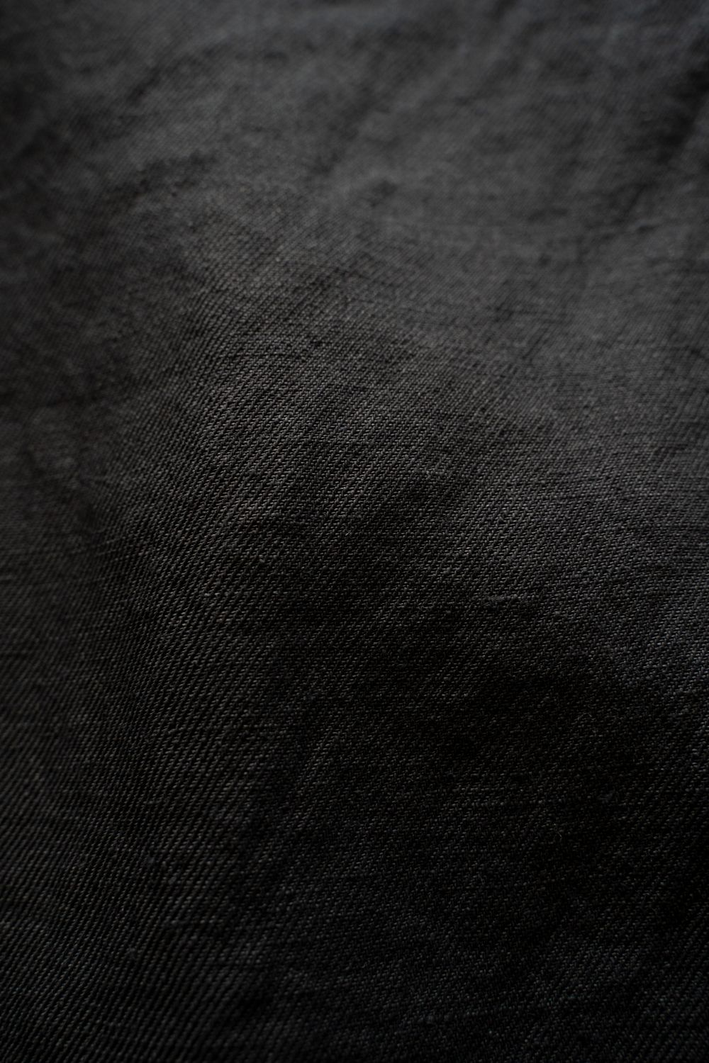 和紙大麻シャツ(墨黒)