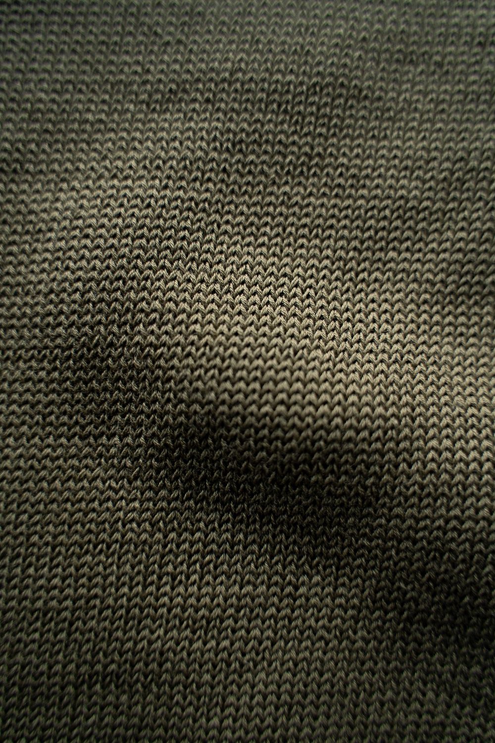 【ラスト1点】【25SS】強撚綿クルーネック10Gニット(OLIVE)