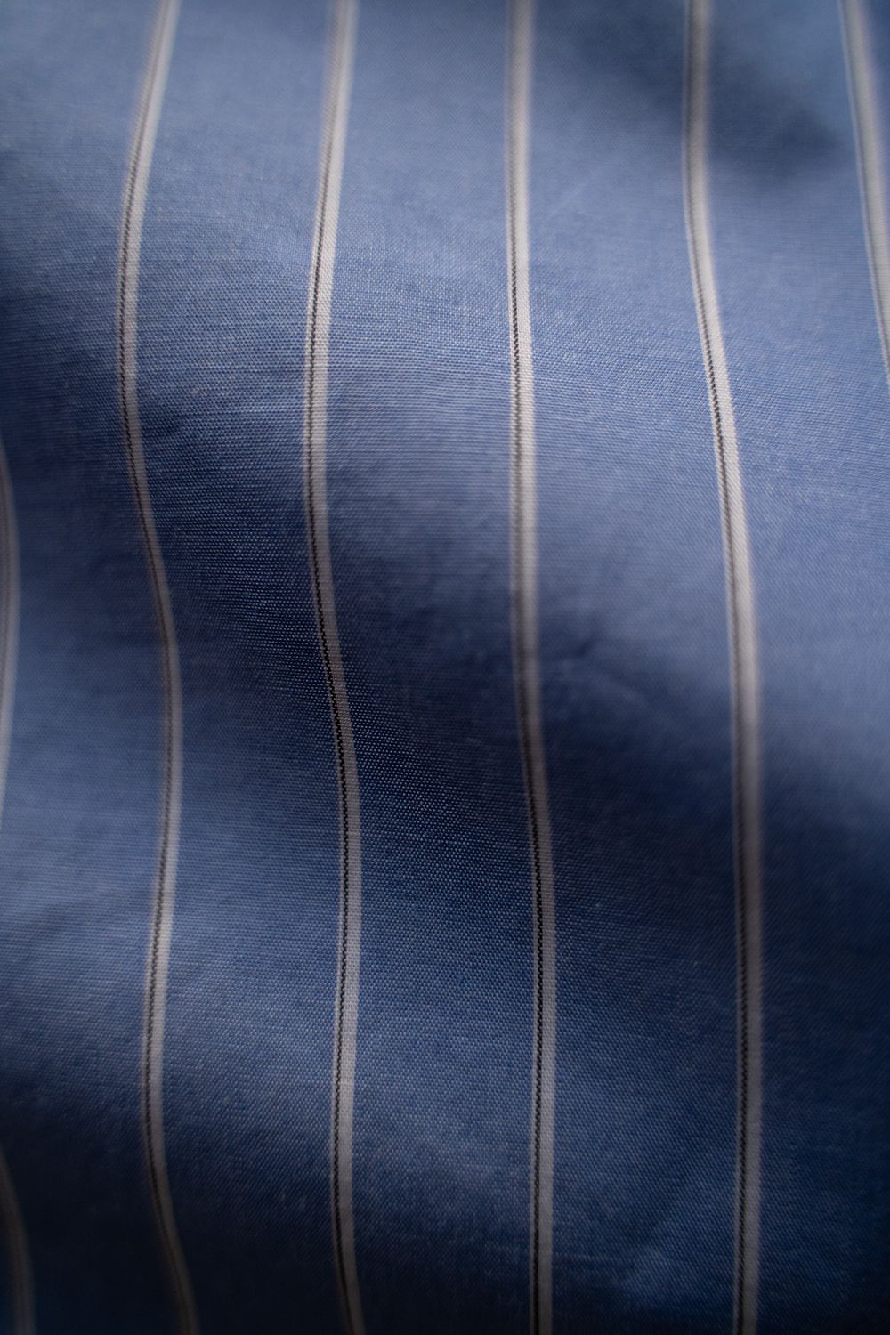 【ラスト1点】【25SS】ブロードレギュラーカラーシャツ(BLUE STRIPE)