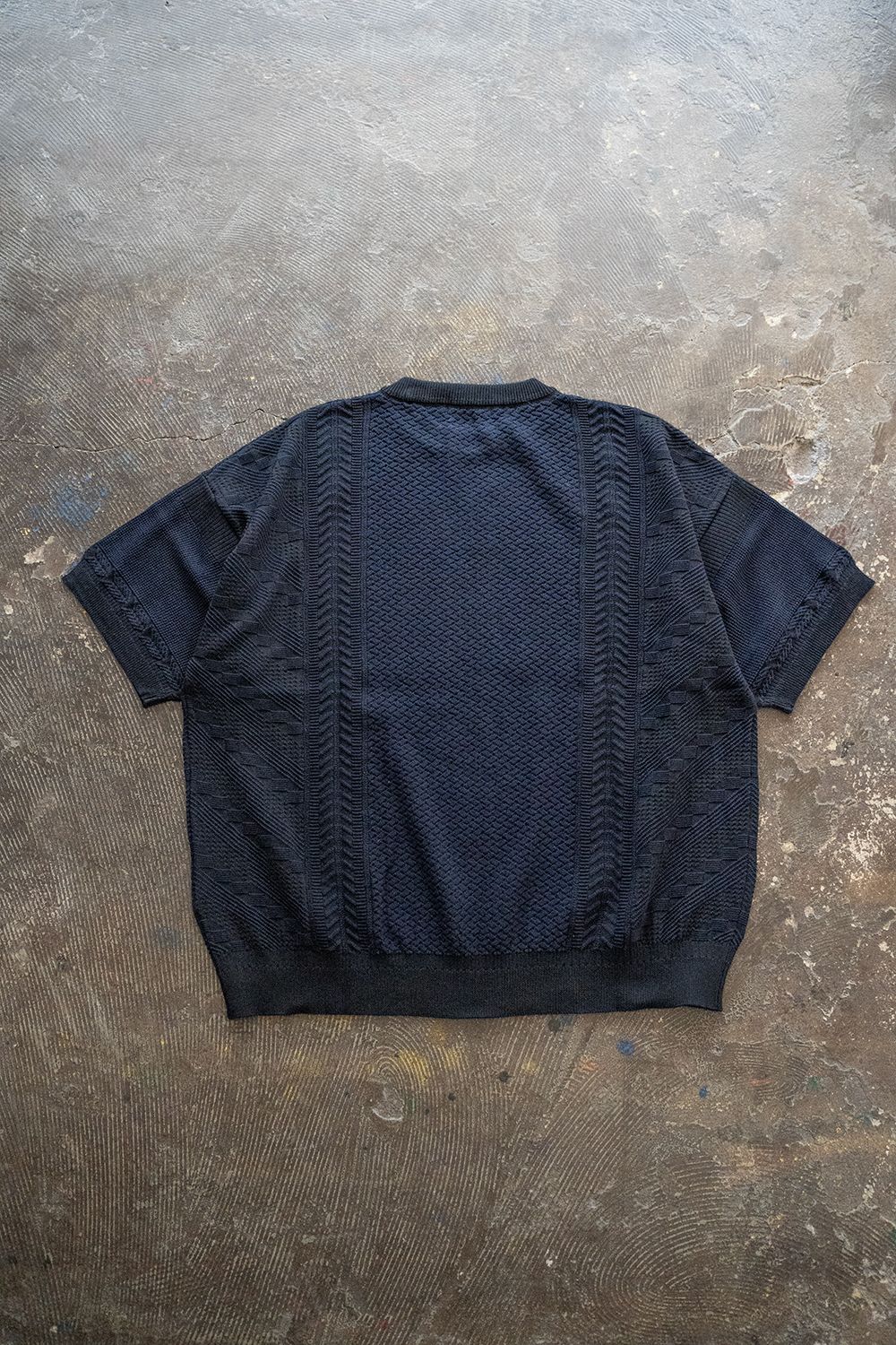 YASHIKI - 【ラスト1点】【23SS】Sakurakage Knit(NAVY) | Salty