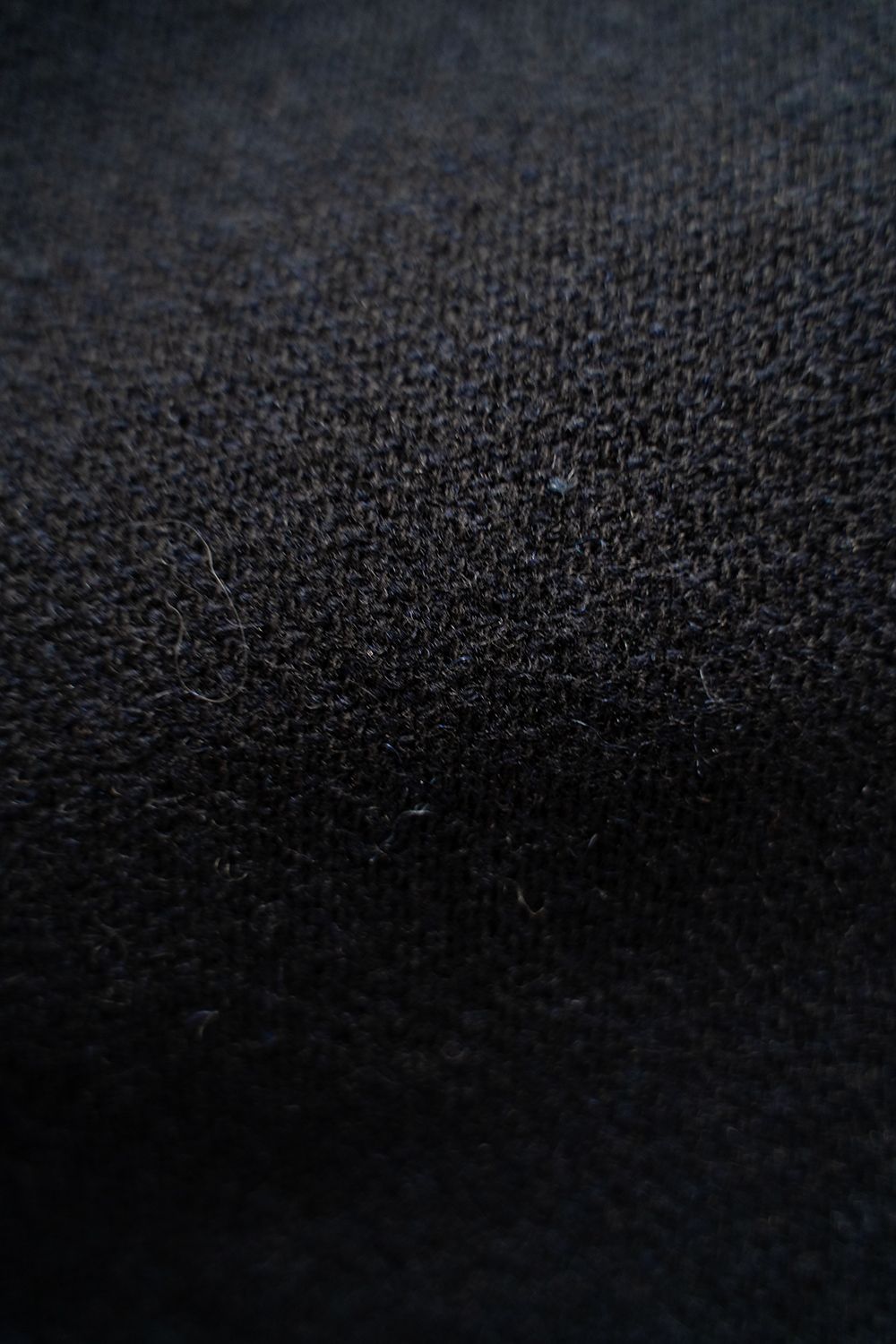 【ラスト1点】【24AW】ウールツイードステンカラーハーフコート(NAVY)